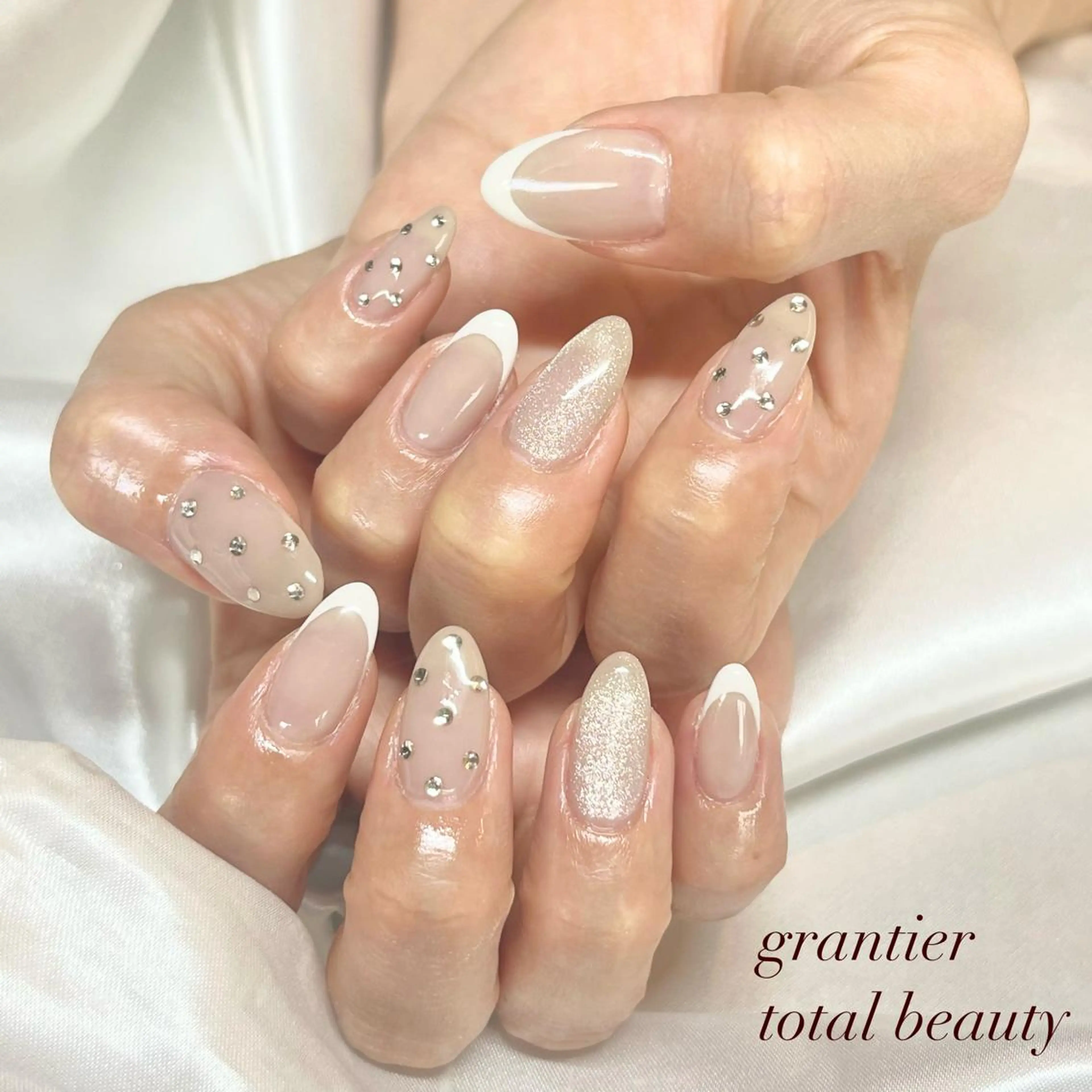 ネイル 持ち込み シンプルネイル grantier beautyのネイルデザイン