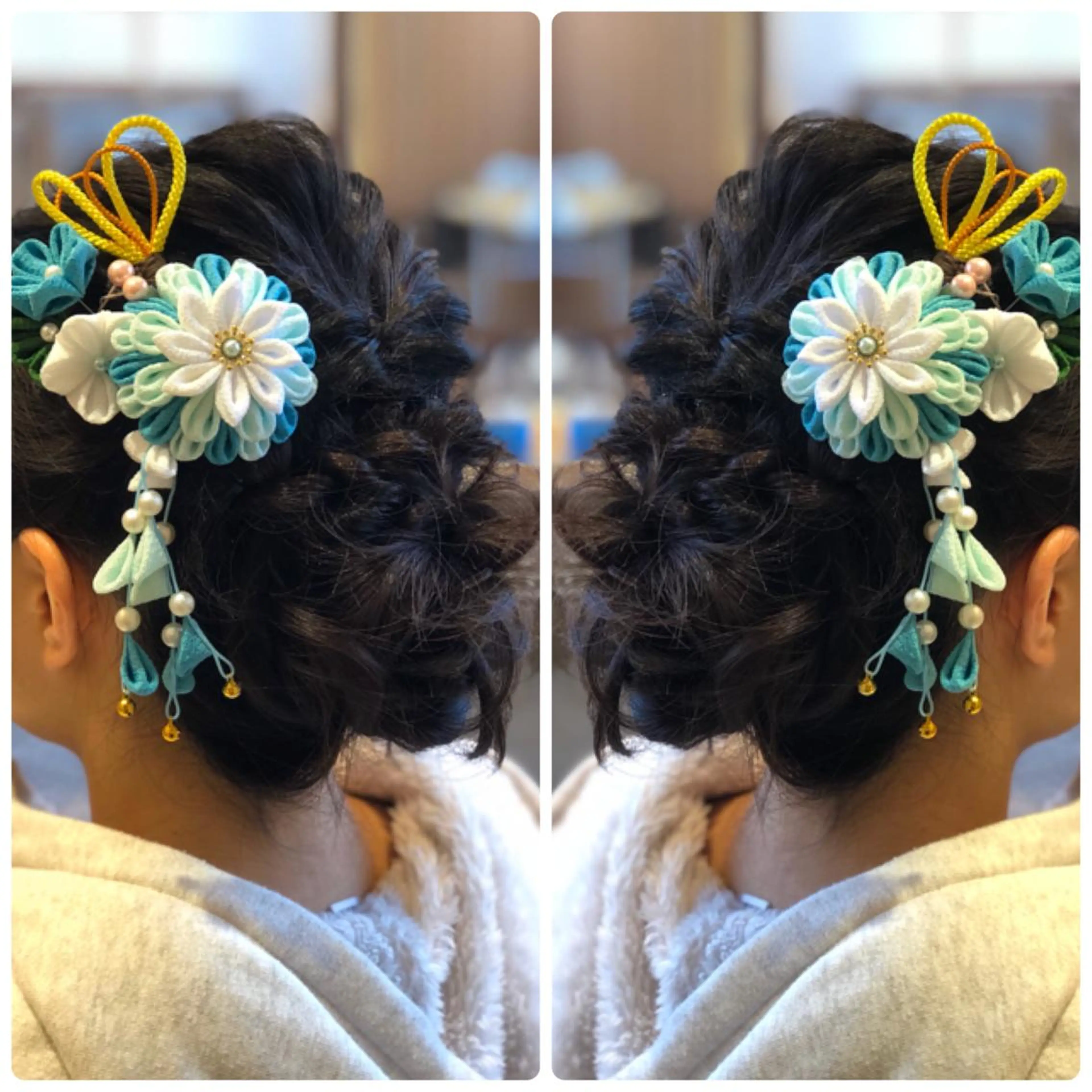 ミディアム ヘアアレンジ 卒業式のヘアスタイル カット 縮毛矯正 トリートメント 小山内 龍一郎 店長のヘアスタイル