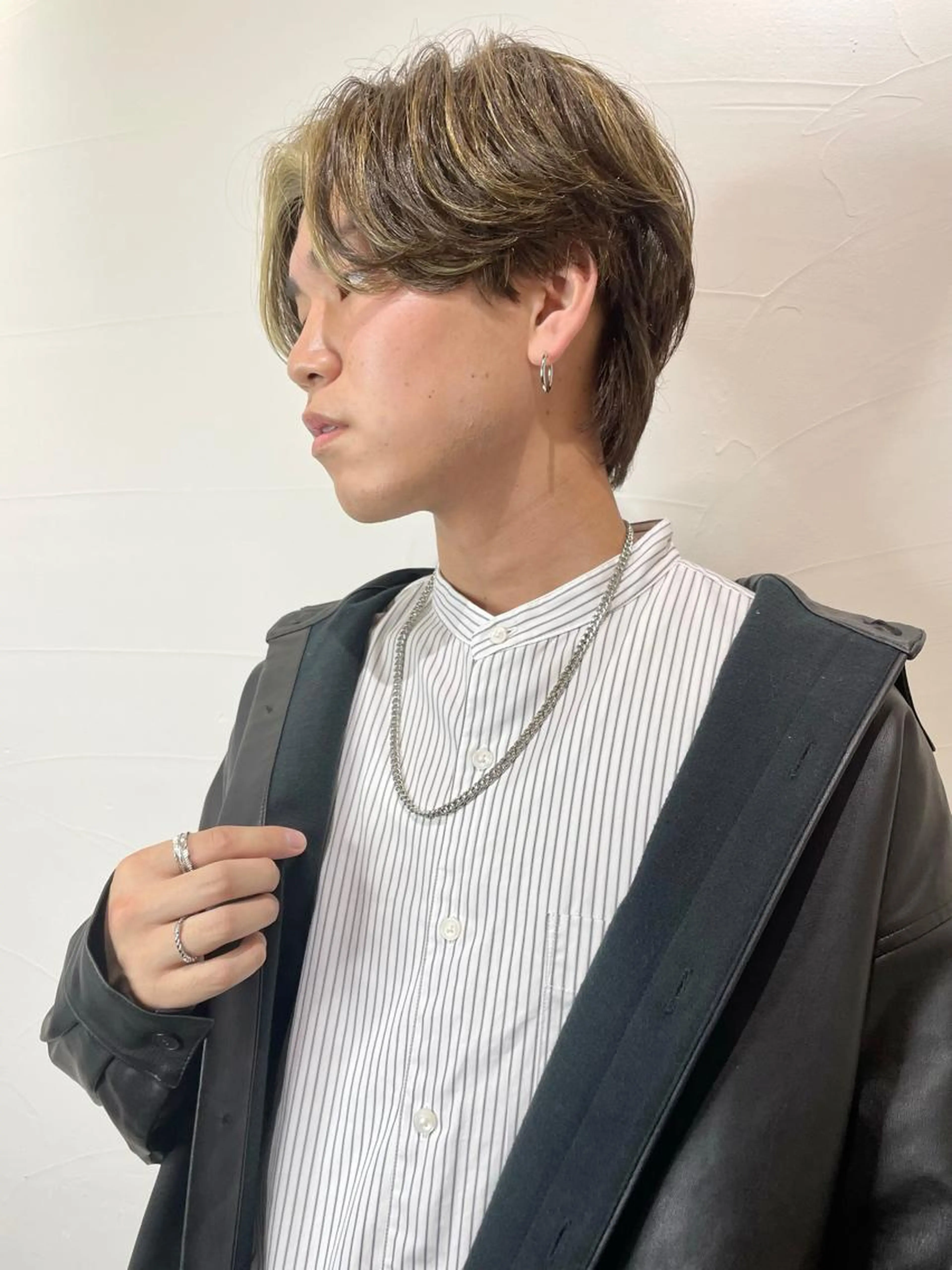 透明感‼️トレンドメンズカット＋ハイトーンカラー⚡️の写真