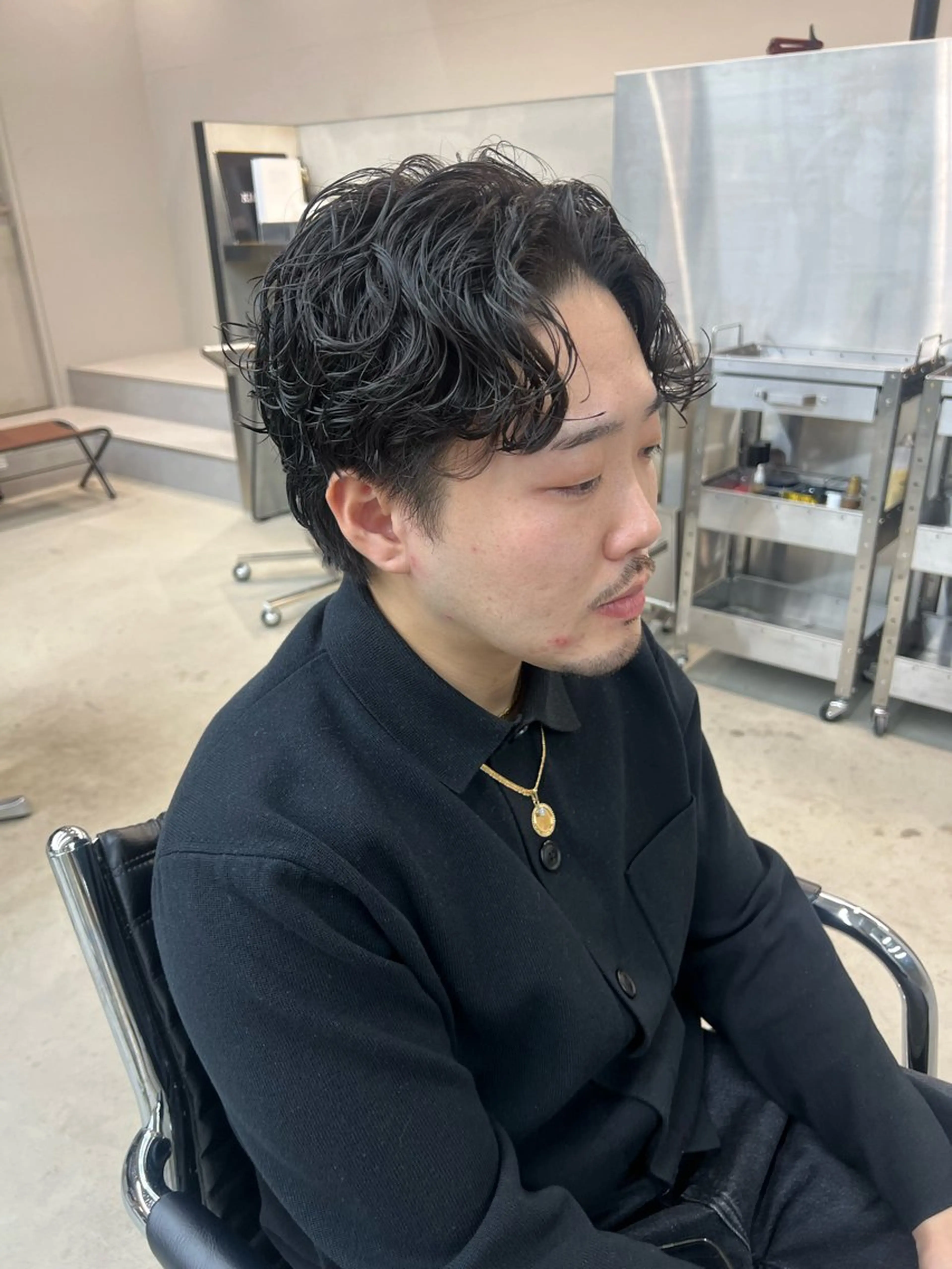 パーマ カット パーマ 吉沢遣人/レイヤー 艶カラー/パーマのヘアスタイル