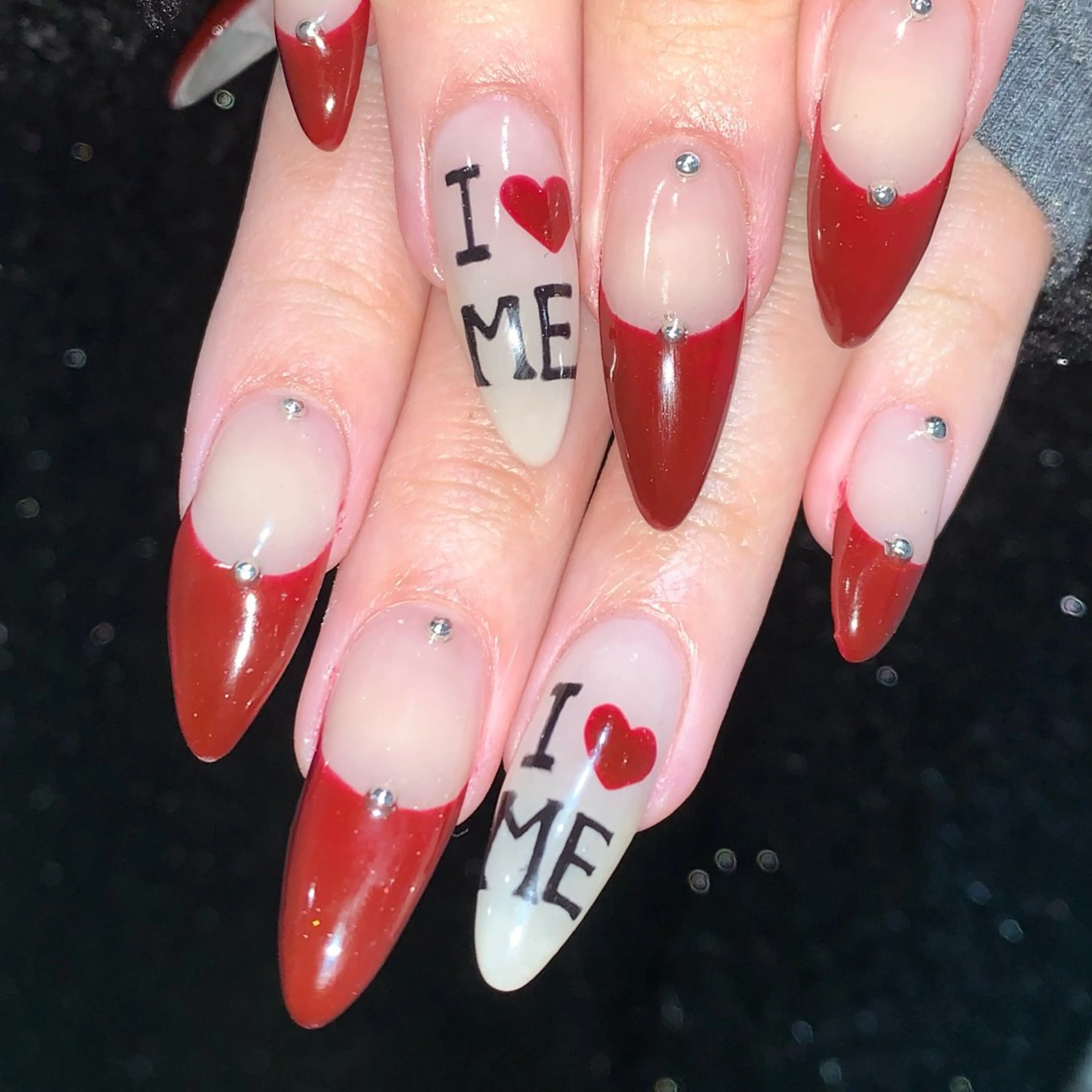 ネイル ハンドネイル 0203ムニムサン 💙Sayakaのネイルデザイン