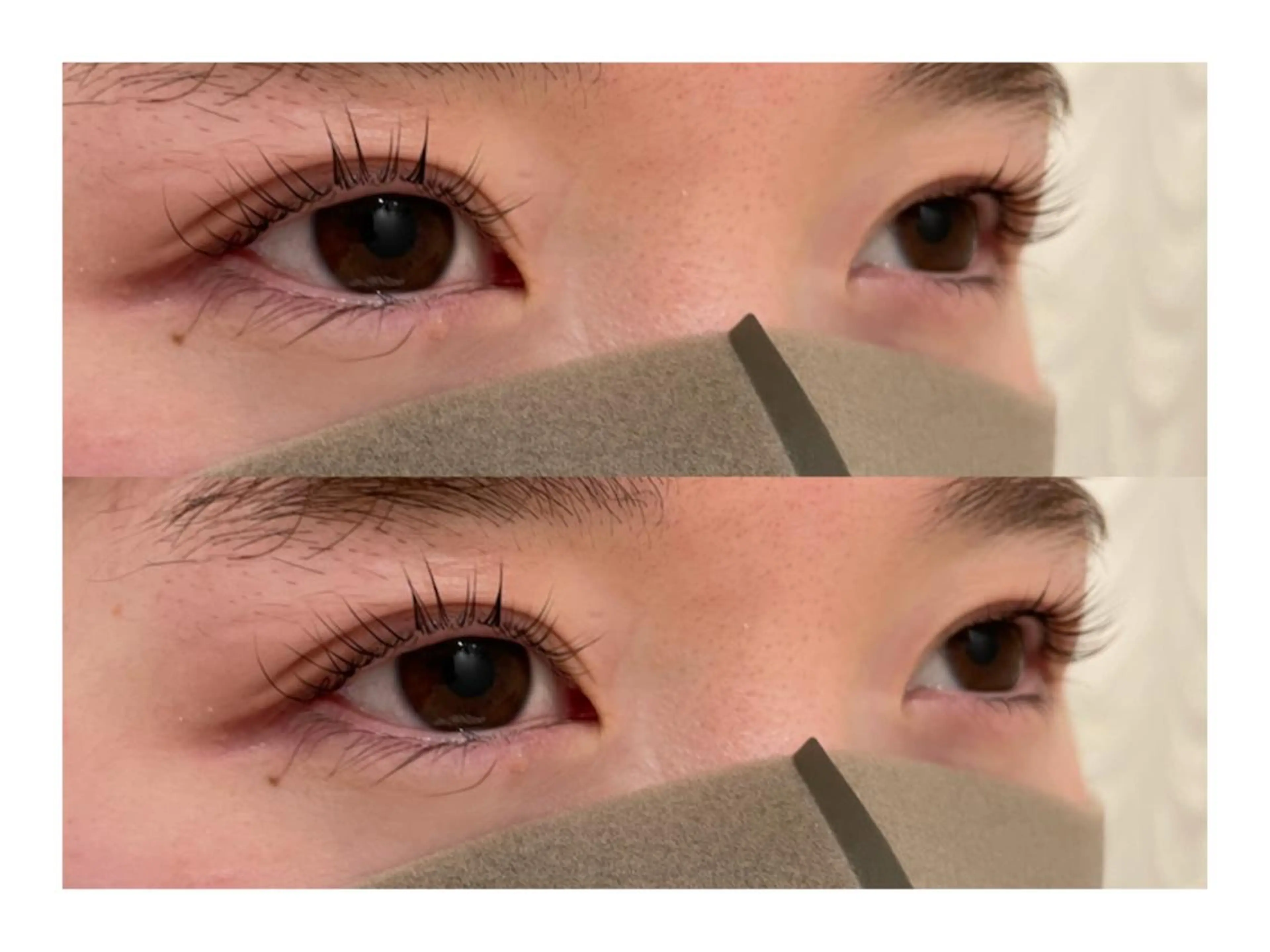 マツエク・マツパ フラットラッシュ ナチュラル パリジェンヌラッシュリフト まつげパーマ 一重×まつ毛パーマ マツパ 💕丸島 夏名🐰🍀のマツエク・マツパデザイン