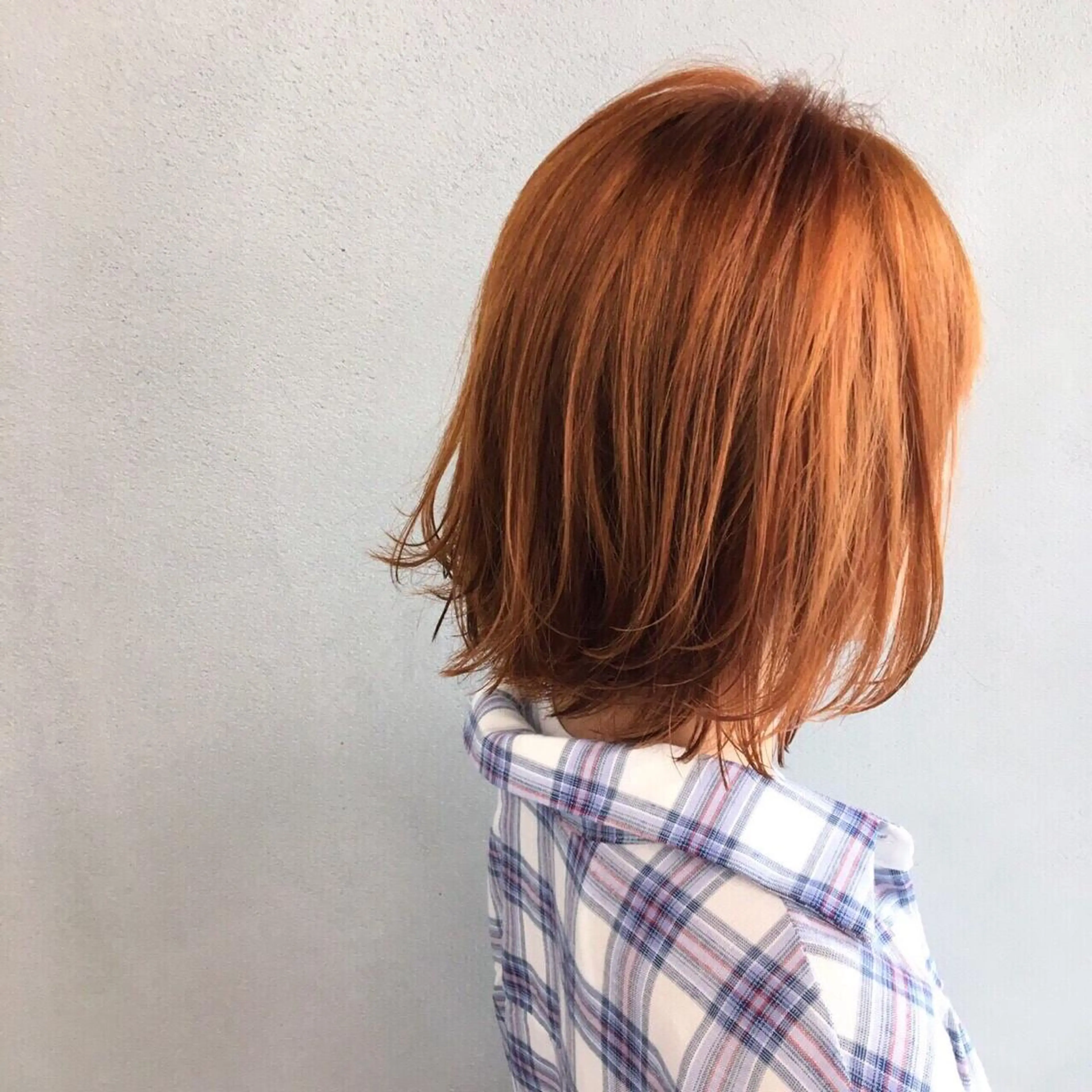 ミディアム カラー ダブルカラー ボブ/ショート/ 白髪染め/メンズ葛西のヘアスタイル