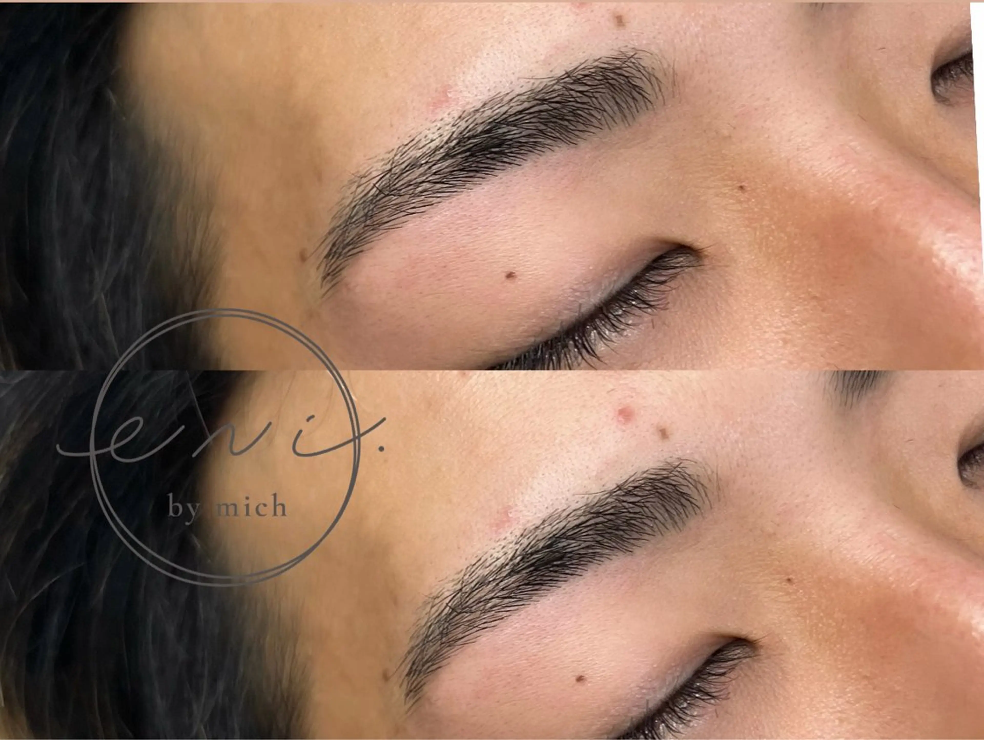 メンズ・レディース眉毛ワックス　　眉毛スタイリングの写真