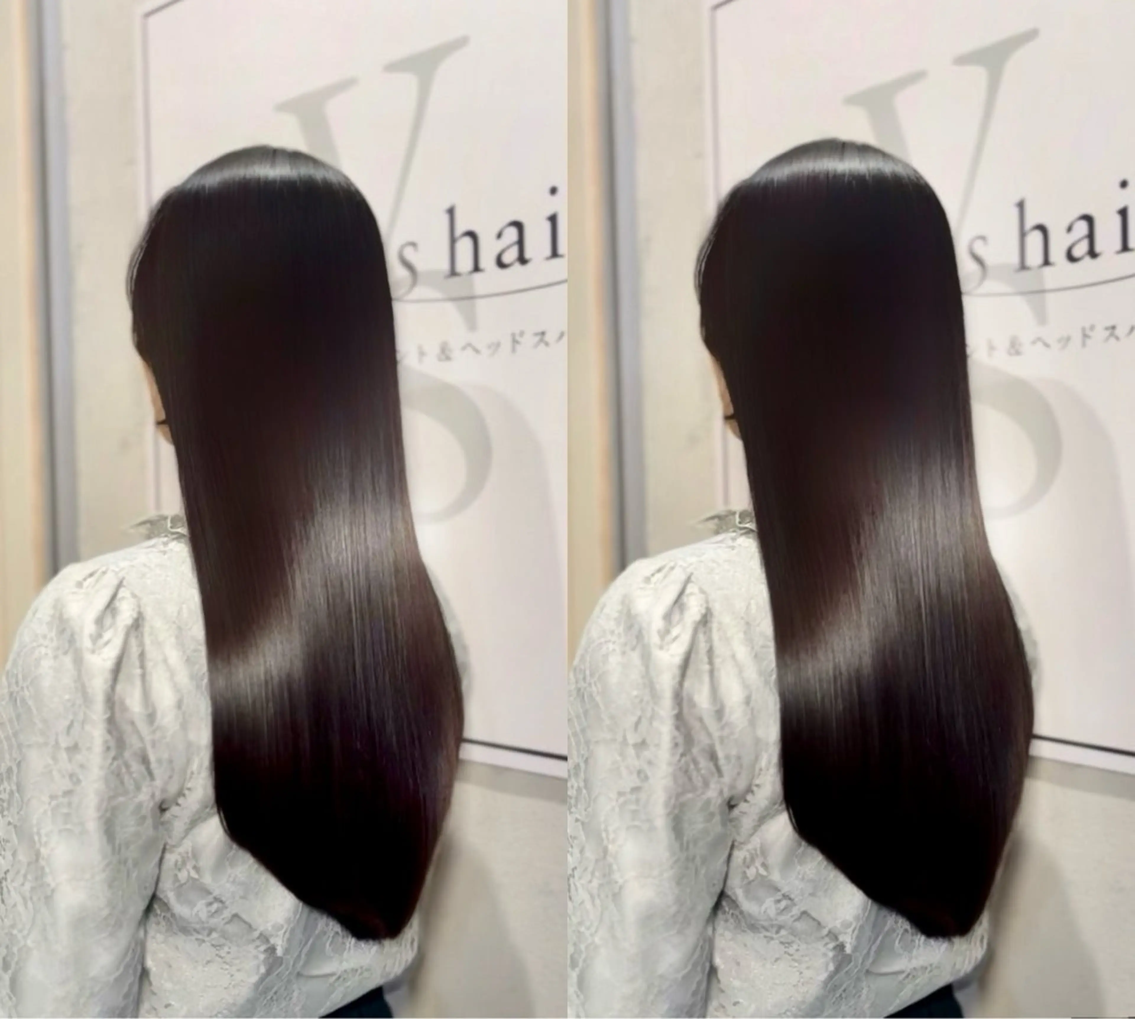 ロング カット 縮毛矯正 トリートメント ヘッドスパ youres hair髪質改善トリートメント＆ヘッドスパ日吉店所属・日吉/髪質改善× 艶カラー/ 永田颯のヘアスタイル