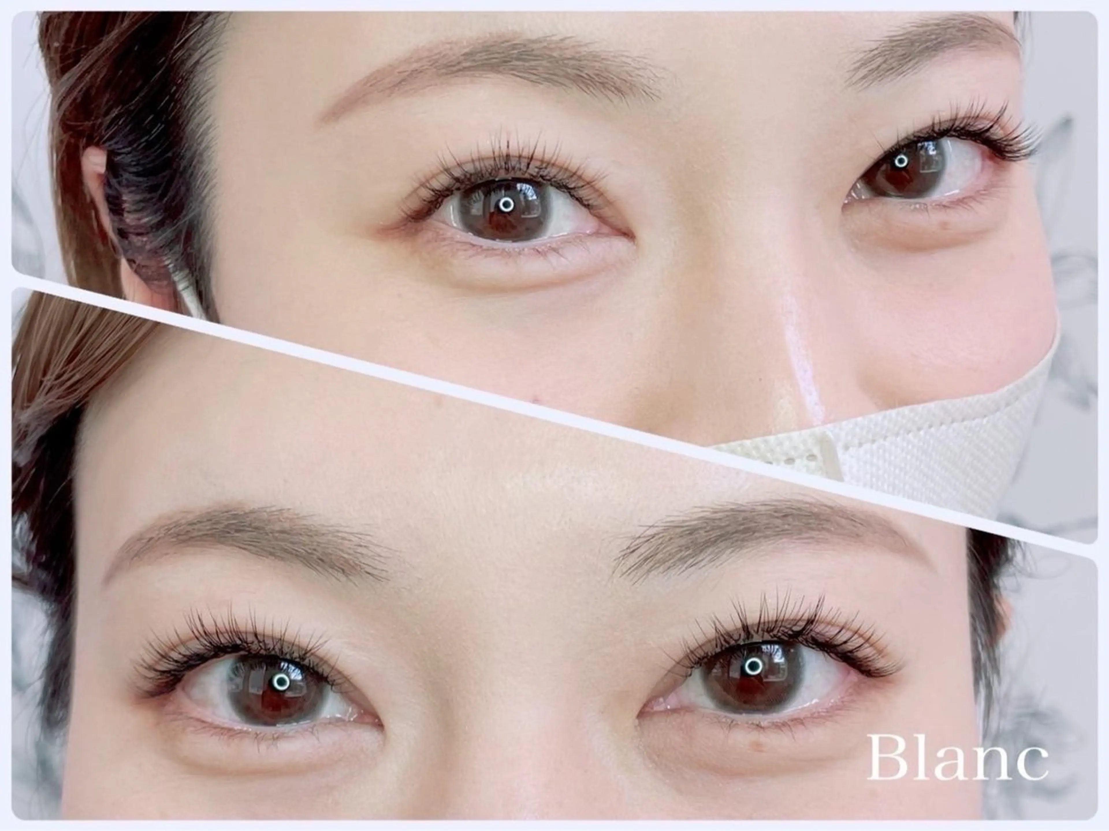 上まつ毛エクステ140本🌷🌷💫まで付け放題🤍✨予約リクエストください🤍💕の写真