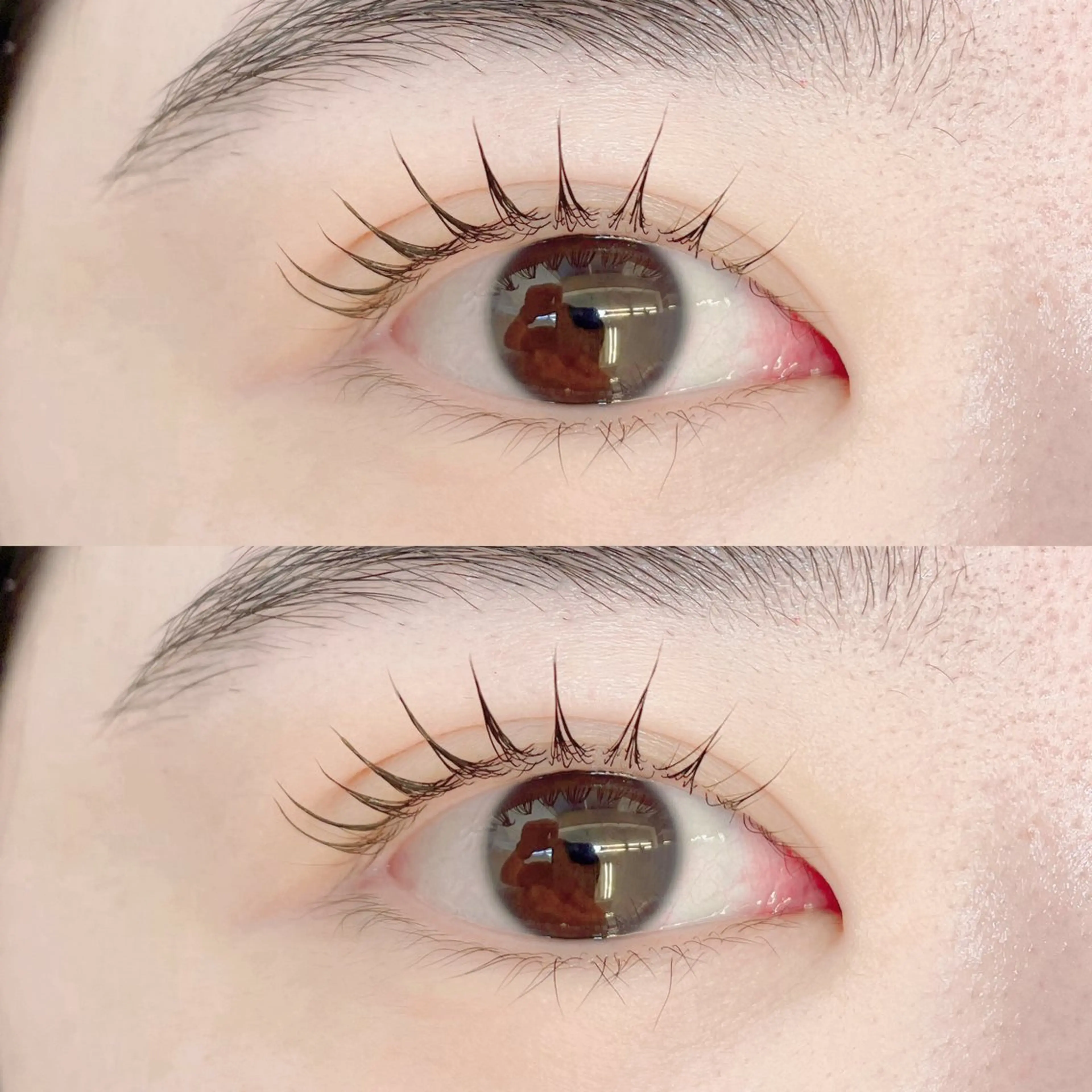 大人気🌈韓ドル風束感まつ毛パーマｺｰﾃｨﾝｸﾞ仕上げ！⚠️再来の方+500円の写真