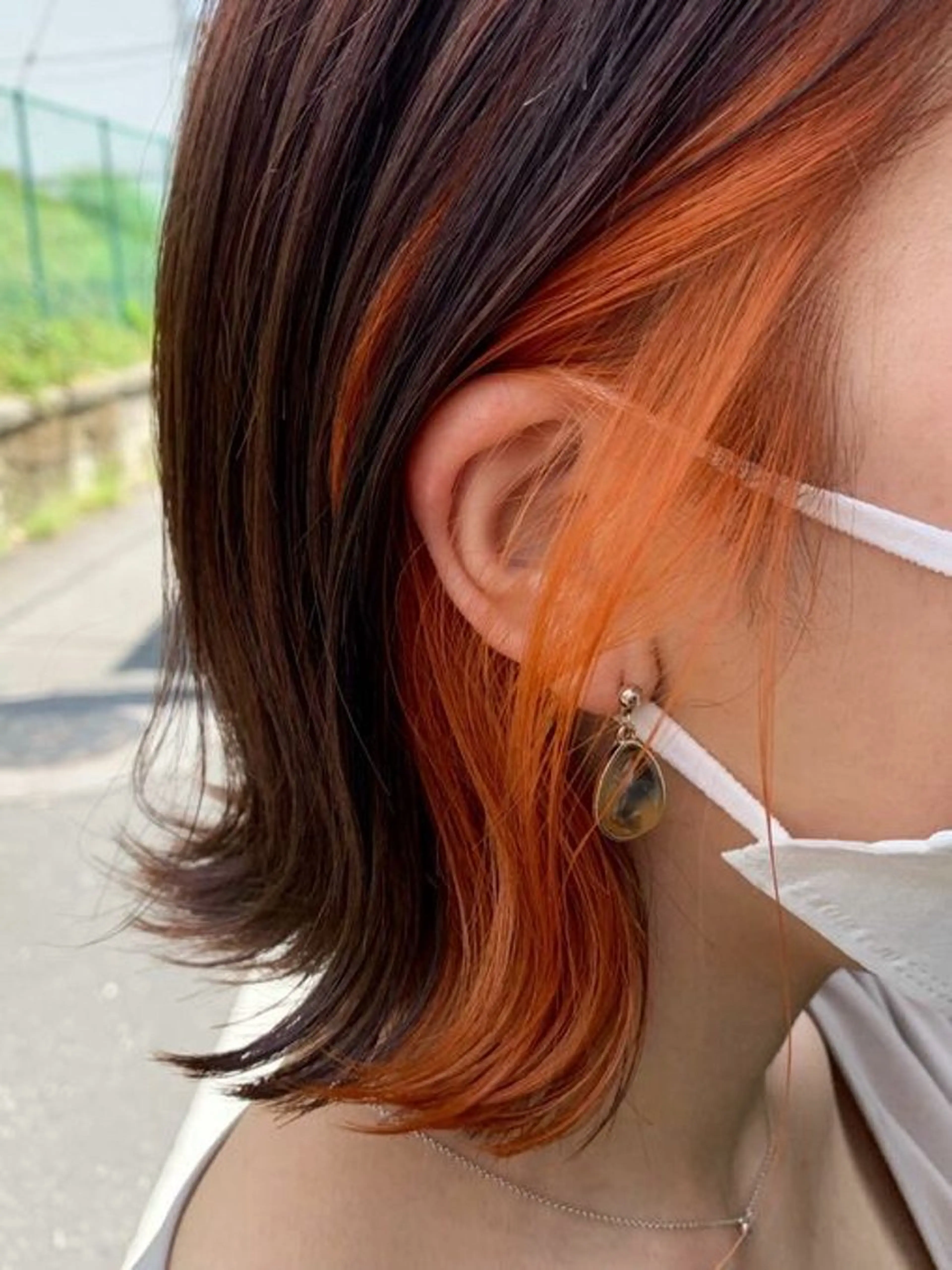 カラー インナーカラー TENSHO レイヤー／ハイトーンのヘアスタイル