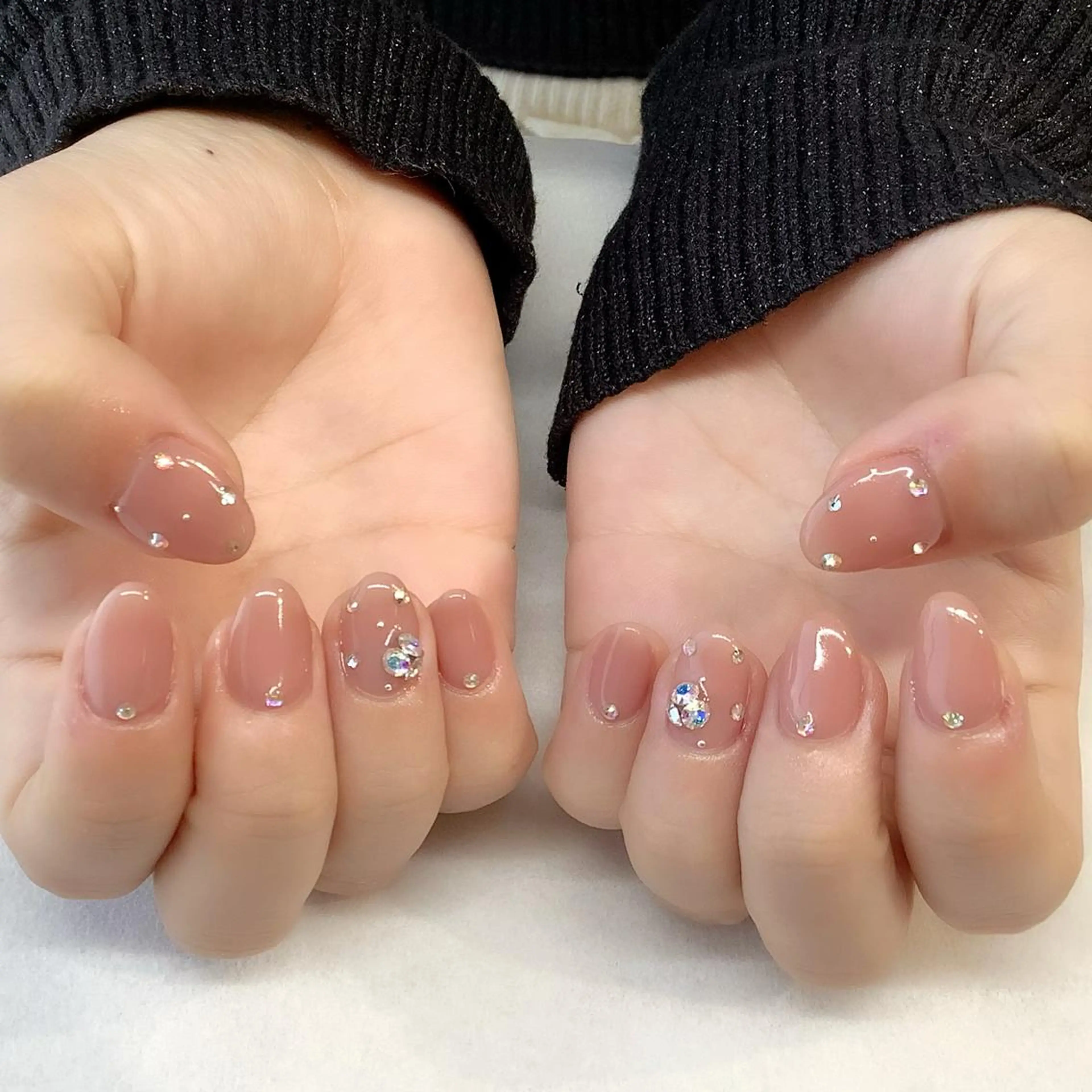 ネイル ハンドネイル 💎🐰 saki. m 🐰💎のネイルデザイン