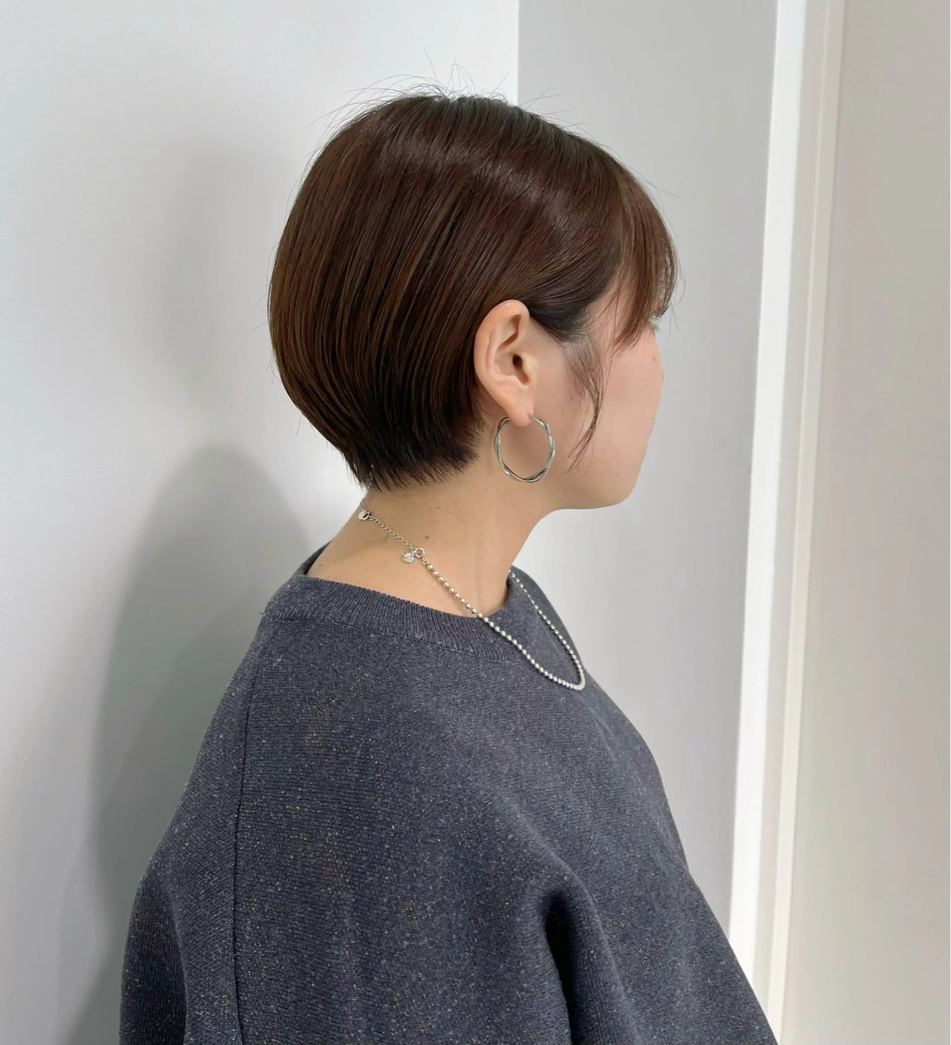 ショート 縮毛矯正/ハイトーン /パーマ/前原汐🎐のヘアスタイル