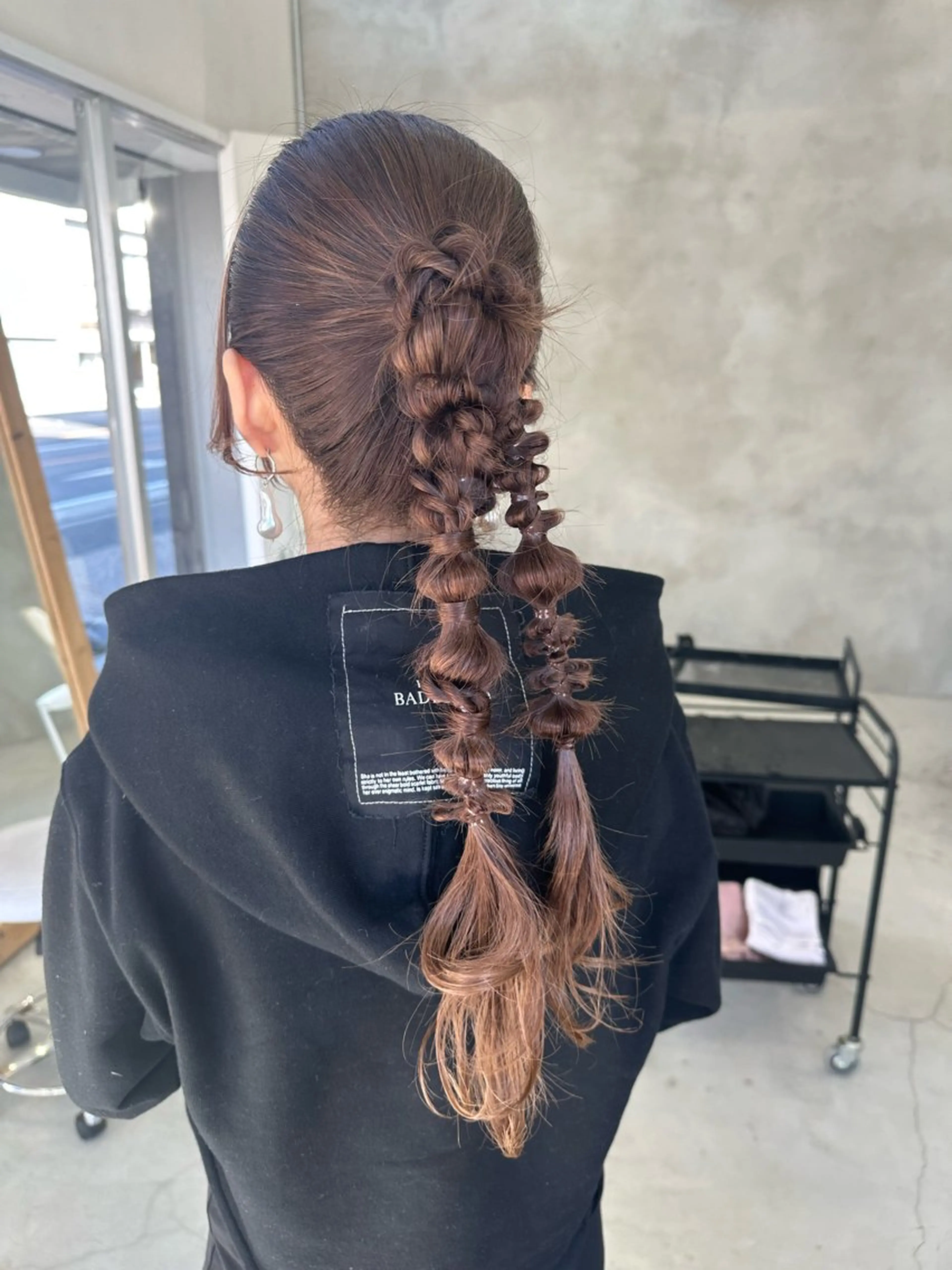 セミロング ヘアアレンジ さあや 【透け感/艶感】のヘアスタイル