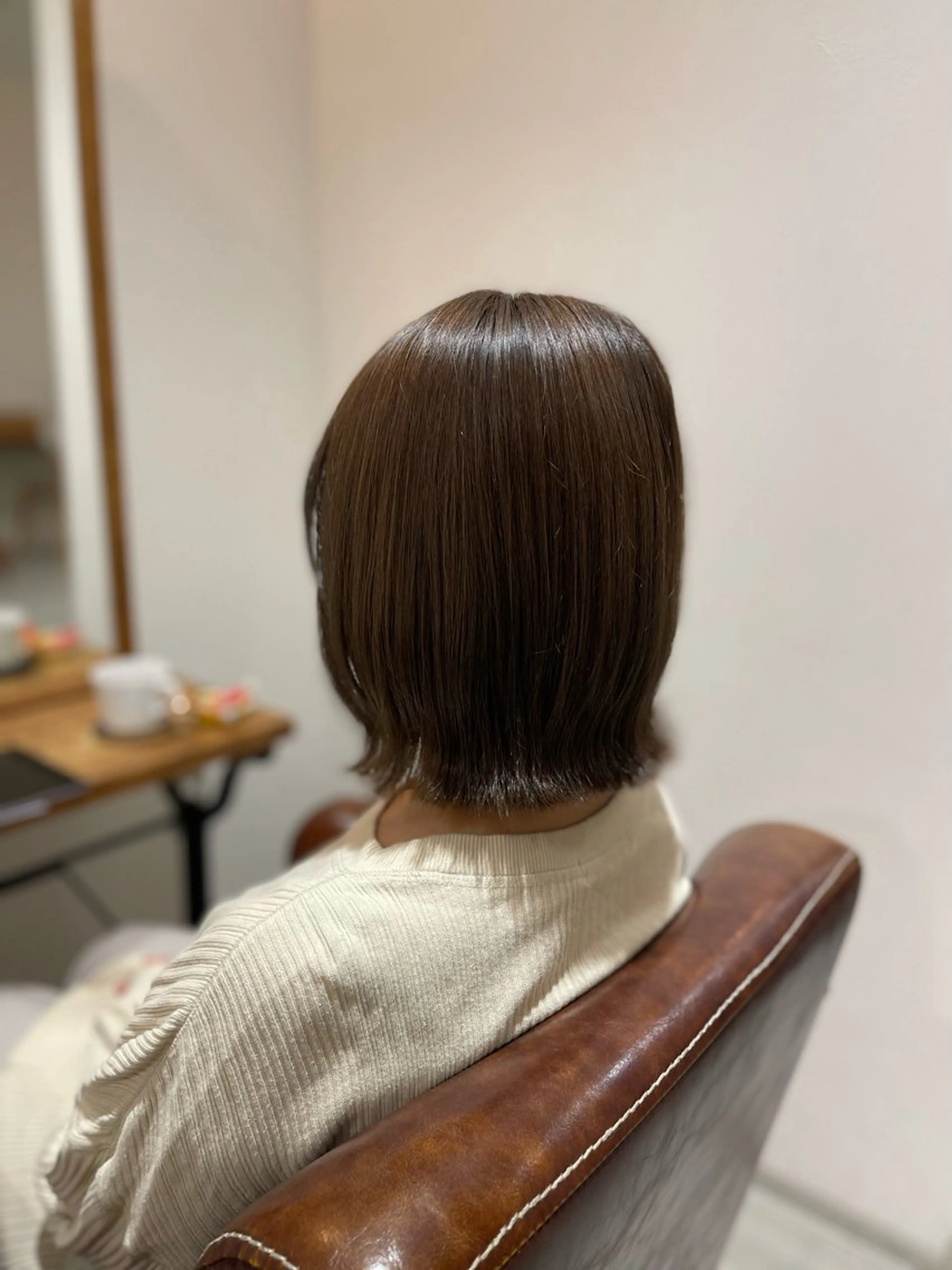 ミディアム カット ヘアカラー 前田 夏季のヘアスタイル