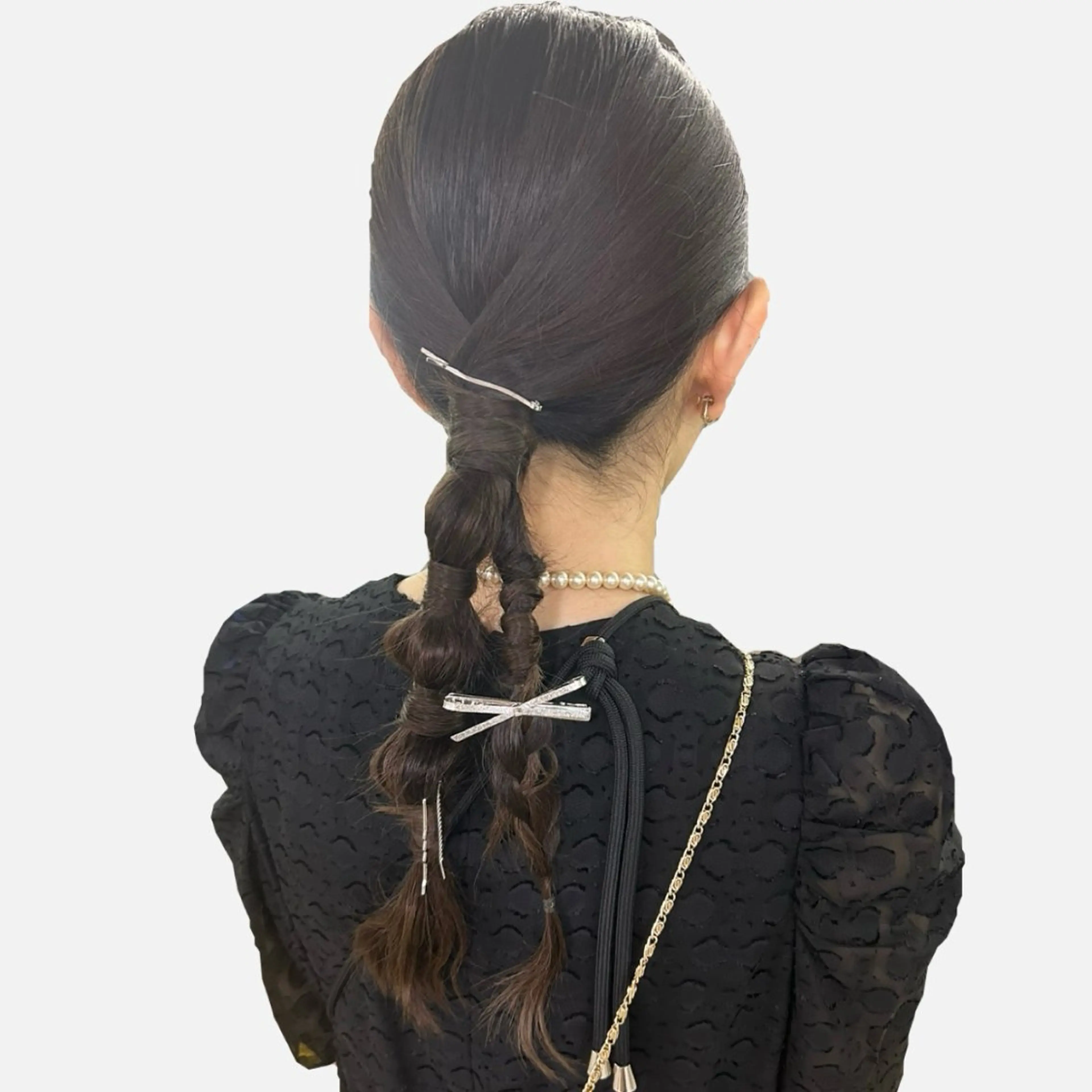 ロング ヘアアレンジ ヘアセット 🫧透け感⋆艶髪💎 山口アヤカのヘアスタイル