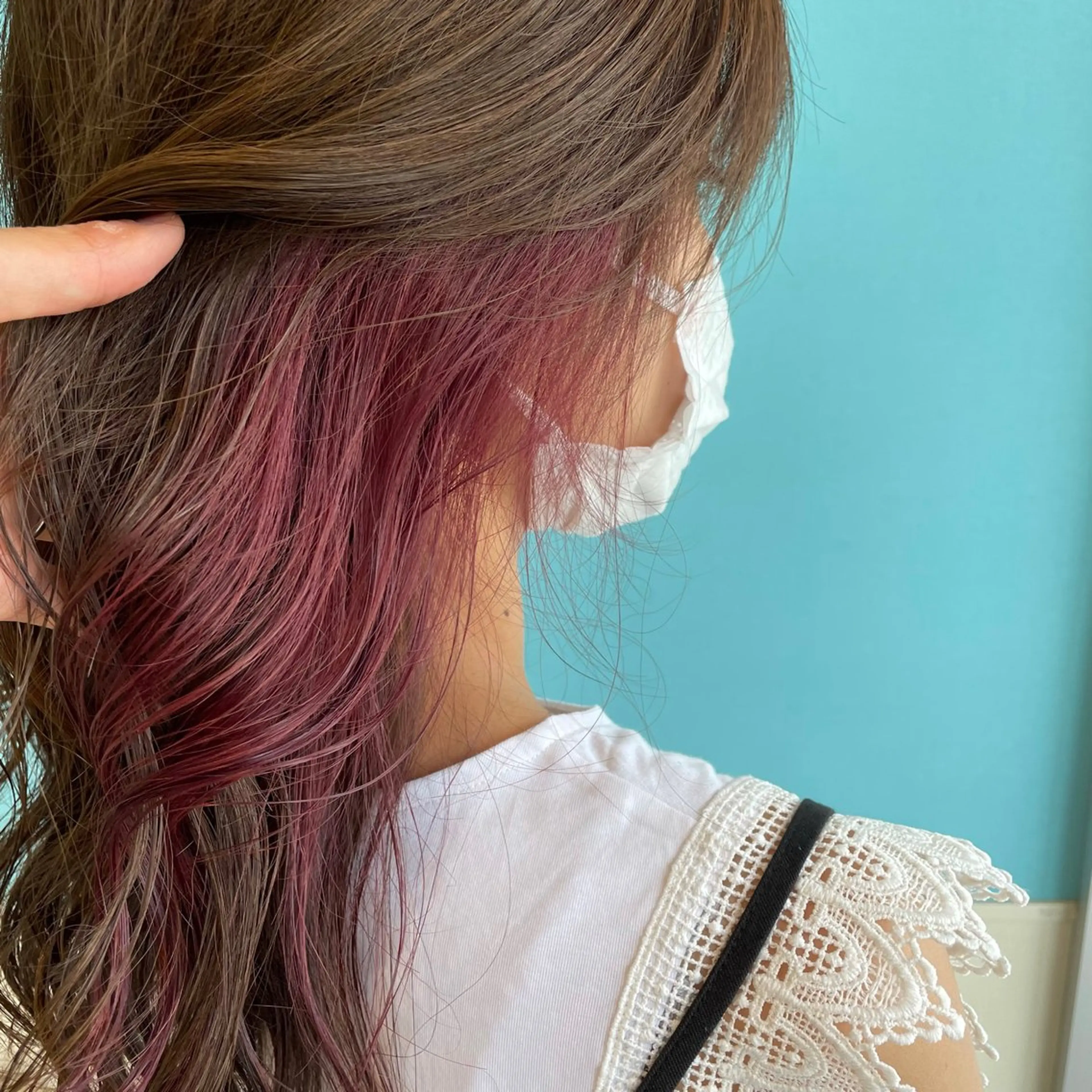 ロング カット ヘアカラー トリートメント 日置 大智のヘアスタイル