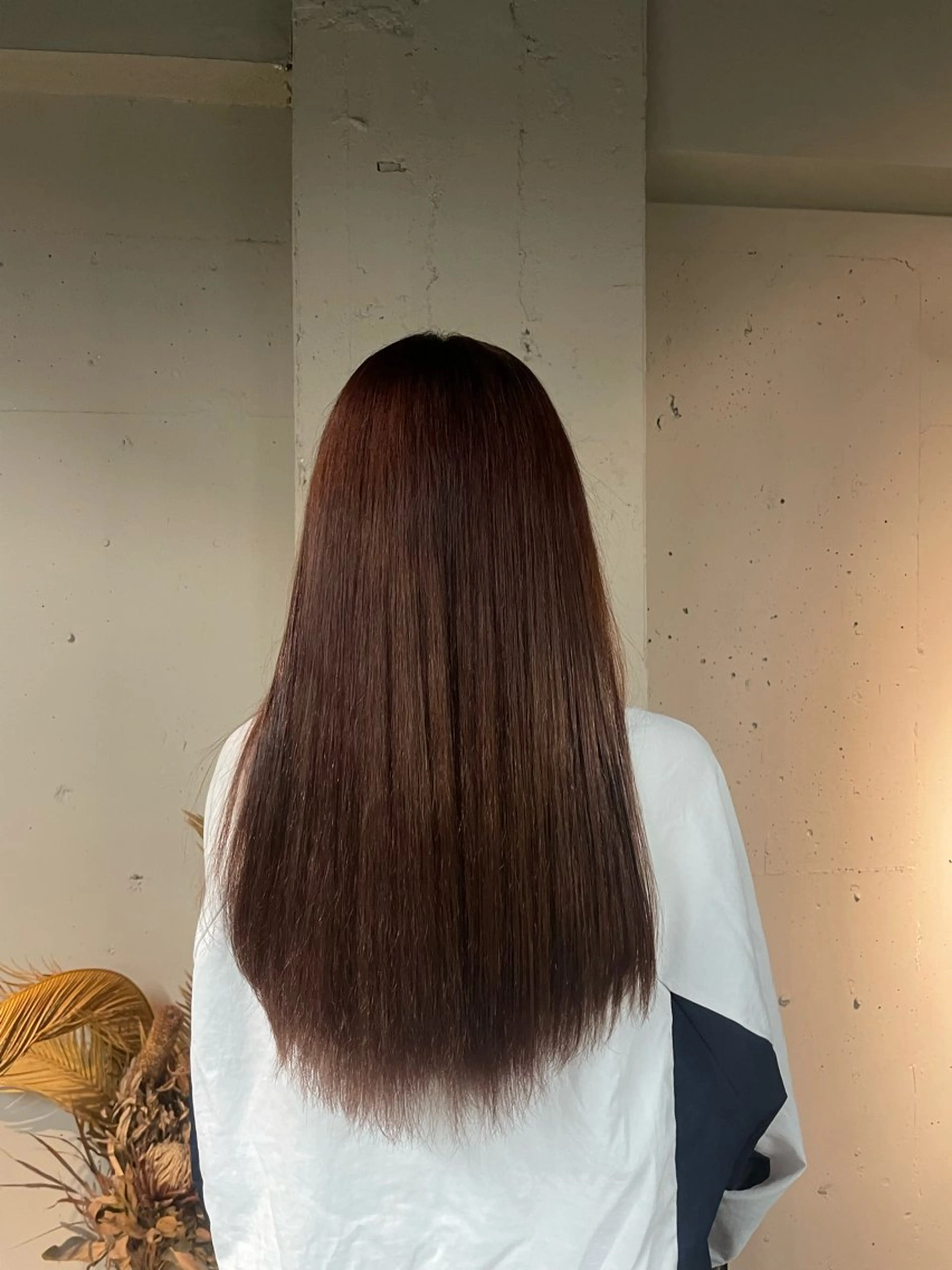 セミロング ヘアカラー トリートメント 透明感・美髪 monsoワニベユナのヘアスタイル