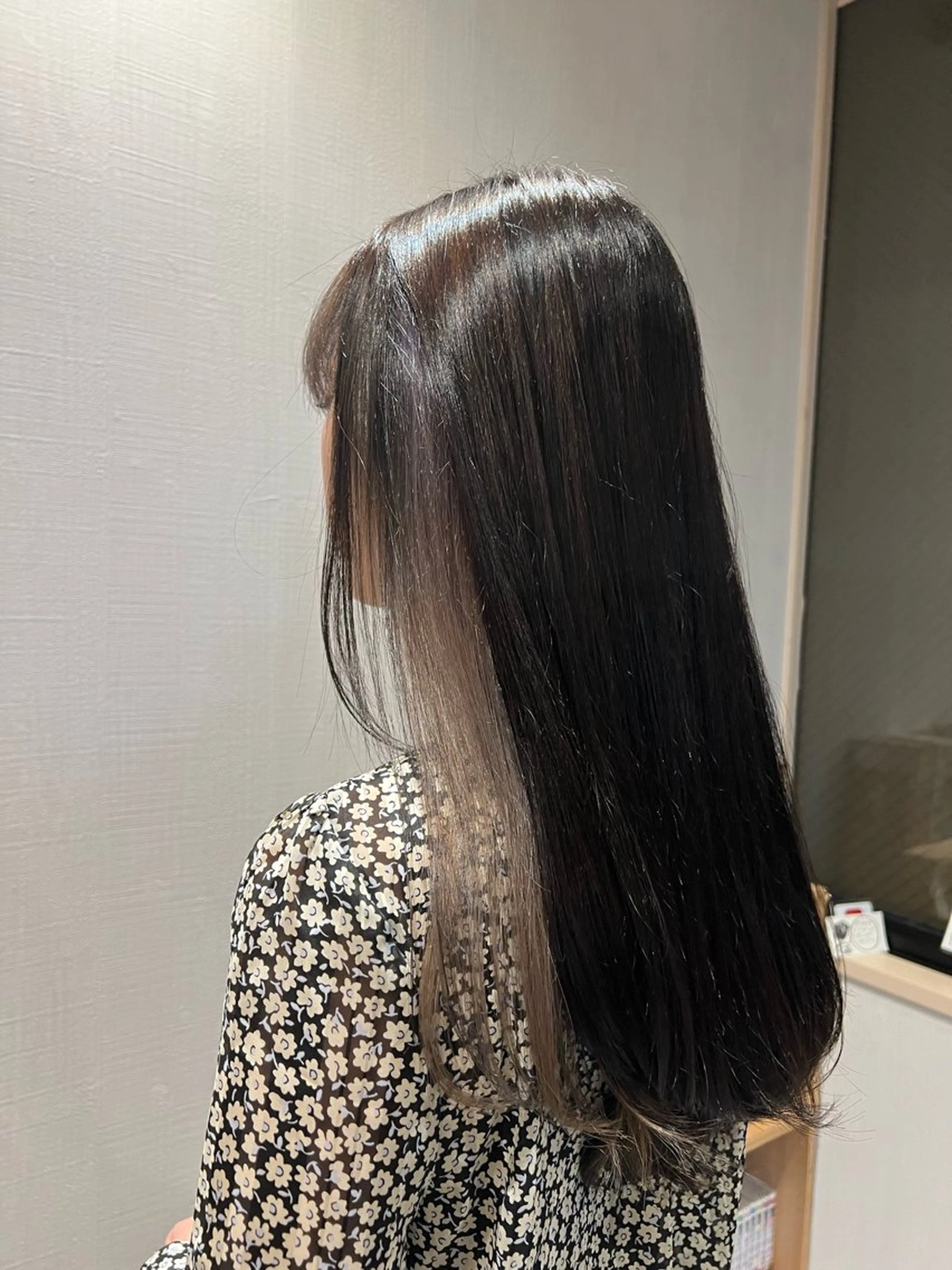 ロング カラー 黒髪 山崎真実🌼メンズ カット募集中のヘアスタイル