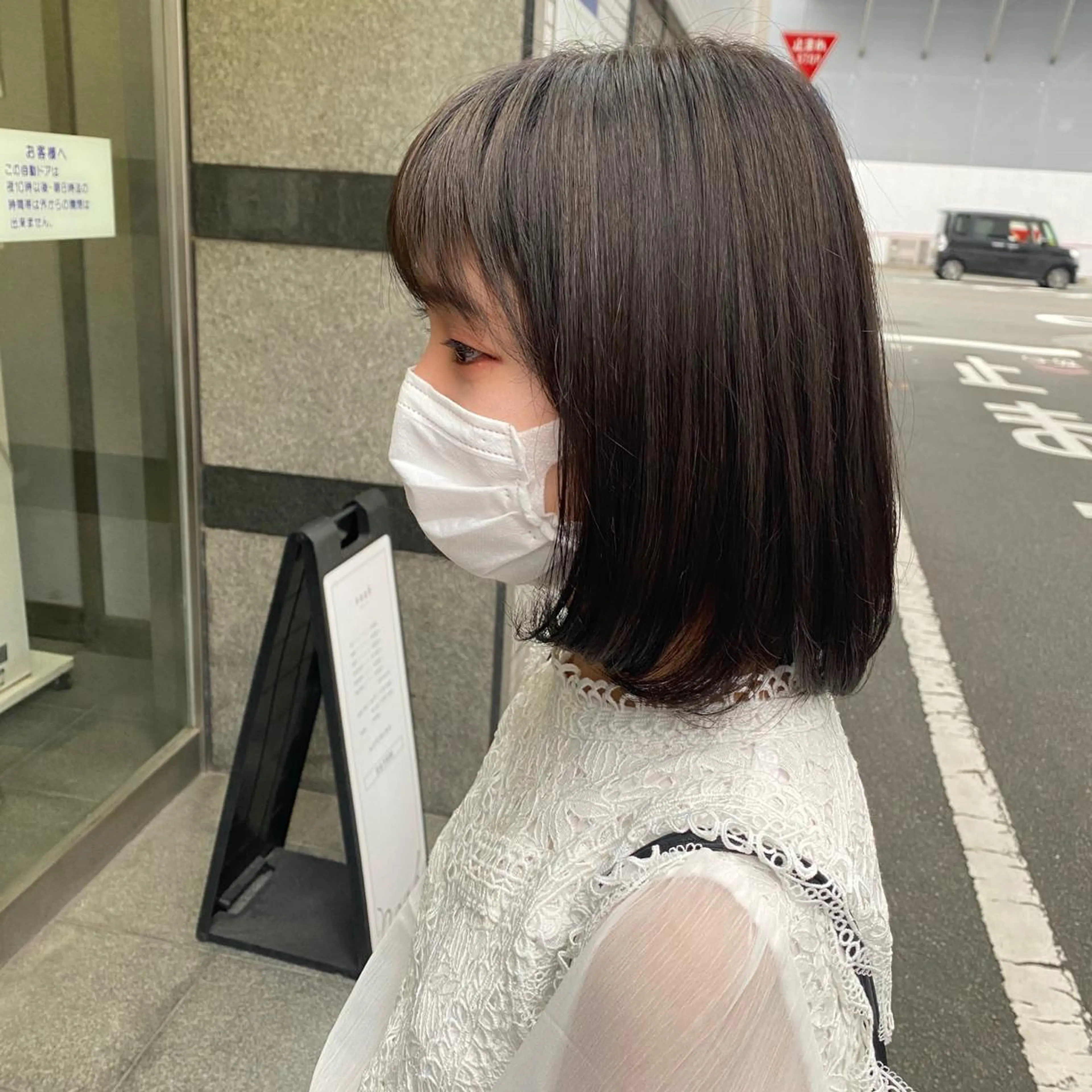 ミディアム 川野 彩海のヘアスタイル