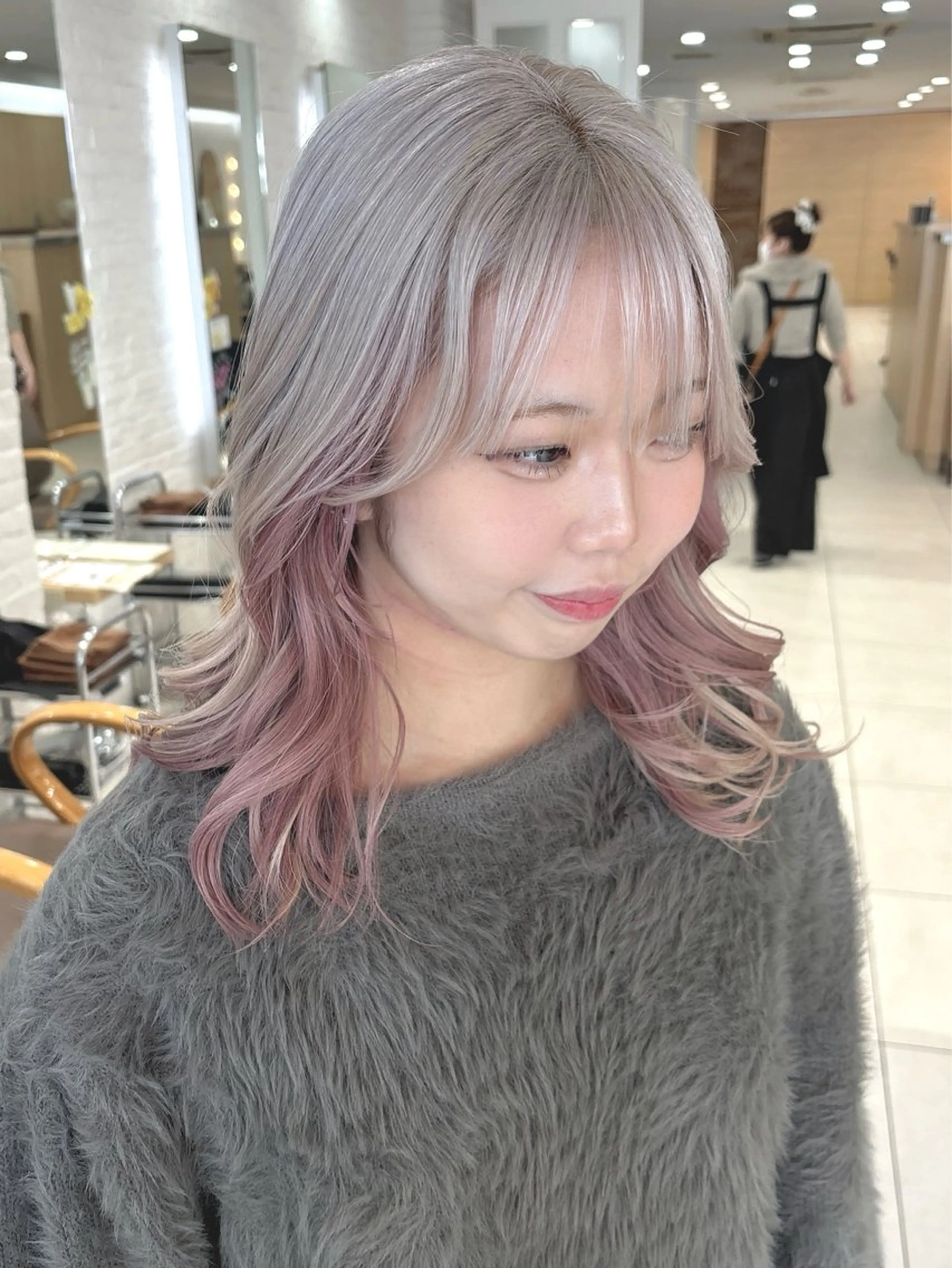 ミディアム ヘアカラー トリートメント 🦋森田さち /ハイトーン🦋のヘアスタイル