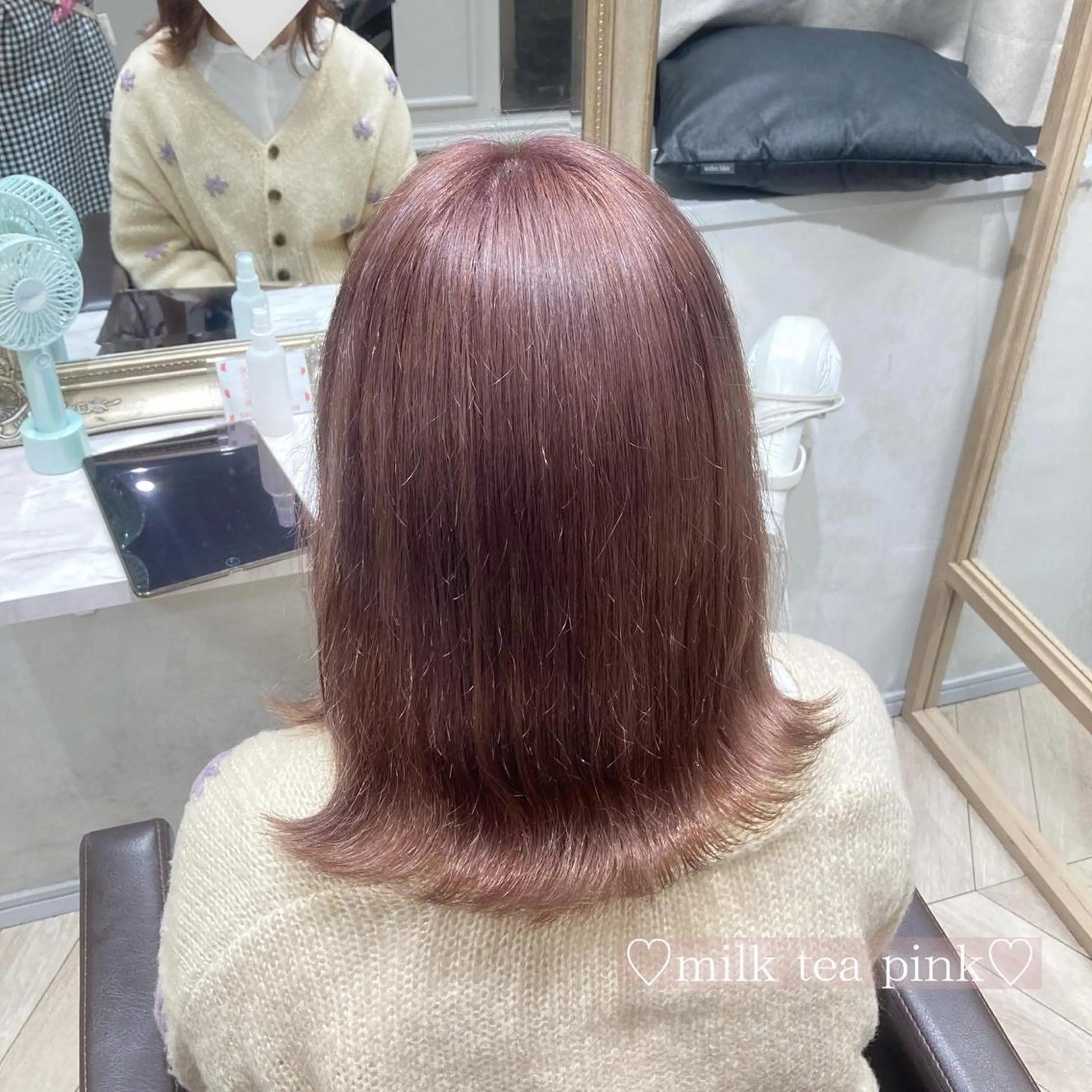 ミディアム カラー ブリーチ 菅村 緋莉🎀ガーリーヘアのヘアスタイル