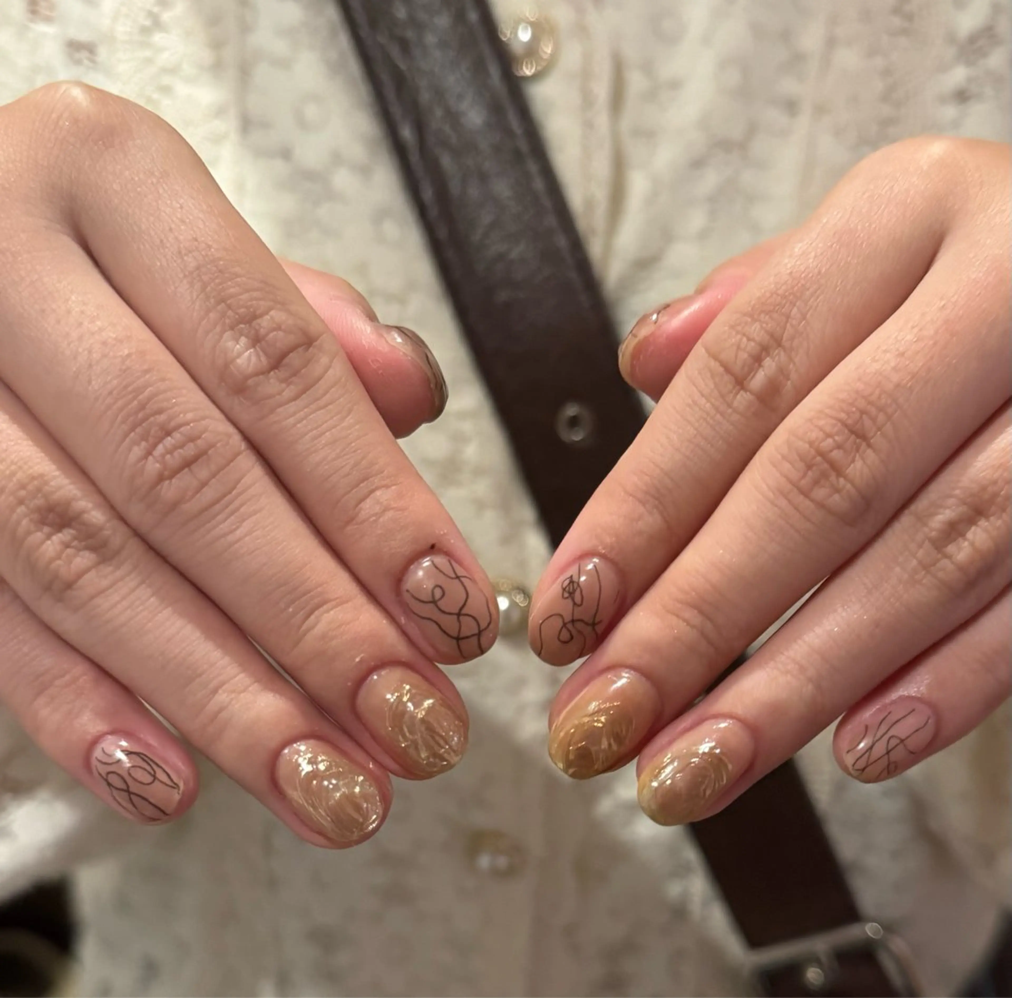 ネイル ニュアンスネイル Yu_me(ユーミー)所属・Yu_me fuukaのネイルデザイン