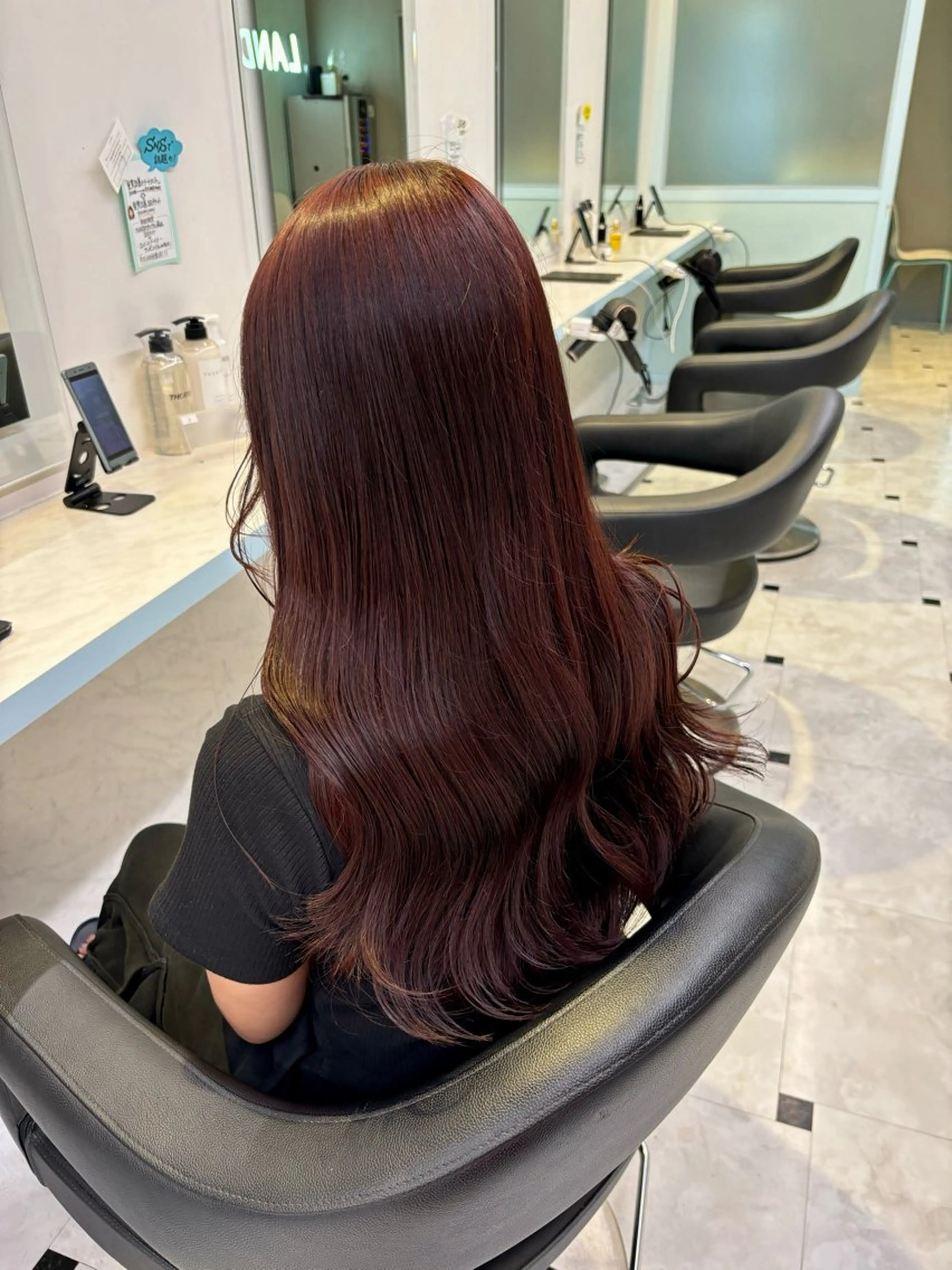 カラー ヘアカラー 🍒♡艶髪暖色カラー saaya♡🍒のヘアスタイル