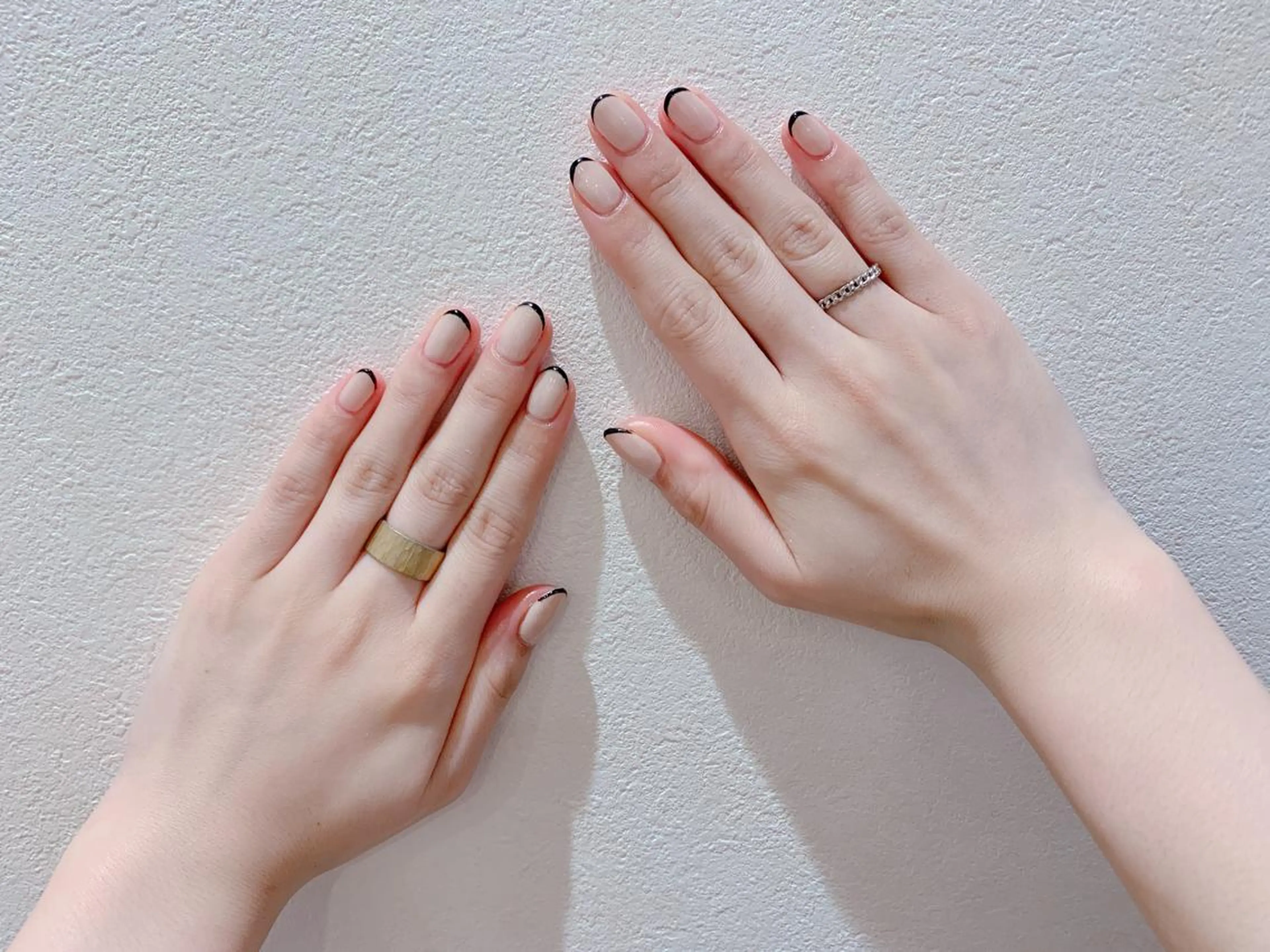 ネイル フレンチネイル ワンカラーネイル 透明感♡︎♡︎ 佐々木早苗のヘアスタイル