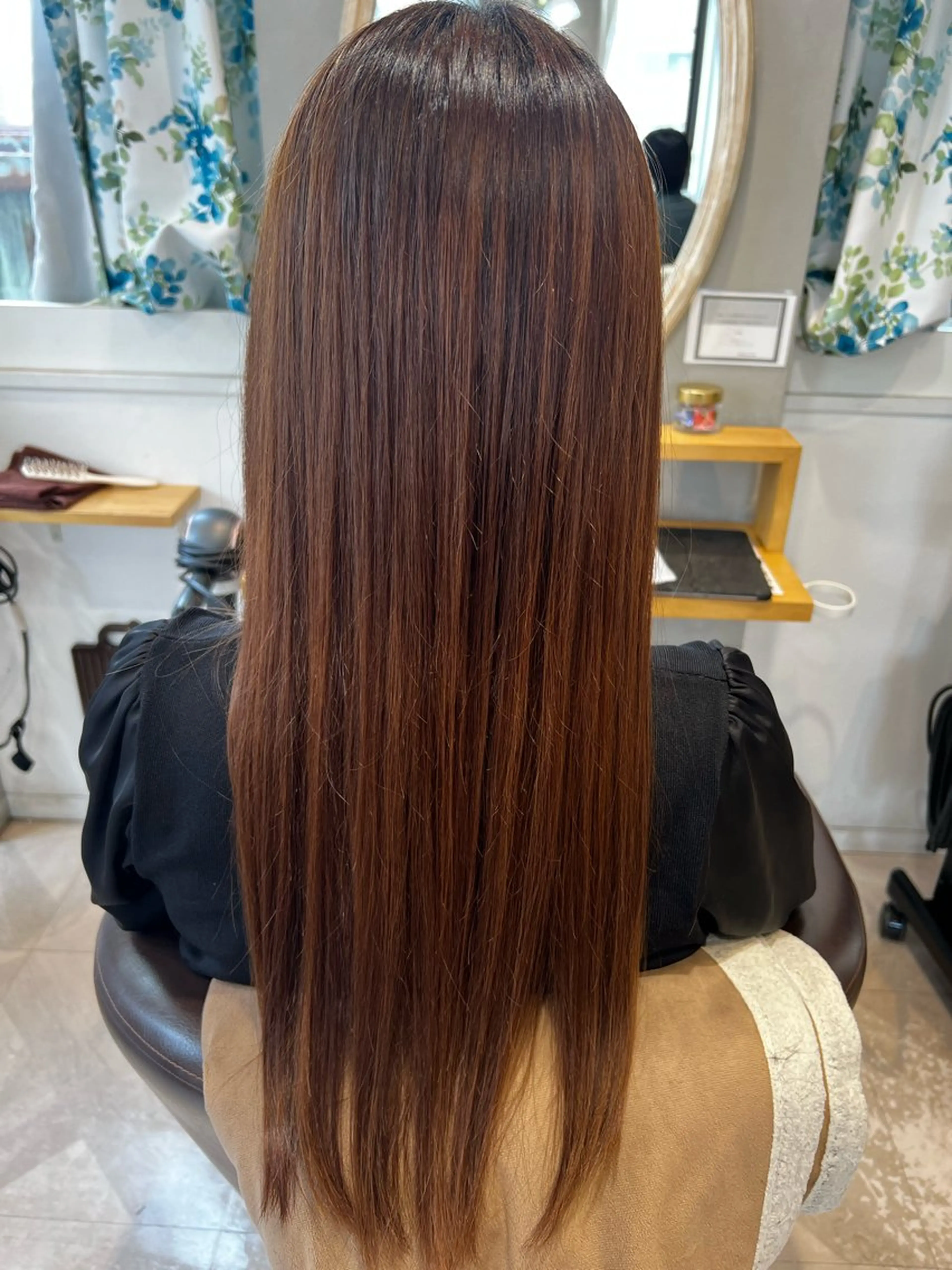 ロング ロング 縮毛矯正 吉村 美咲のヘアスタイル