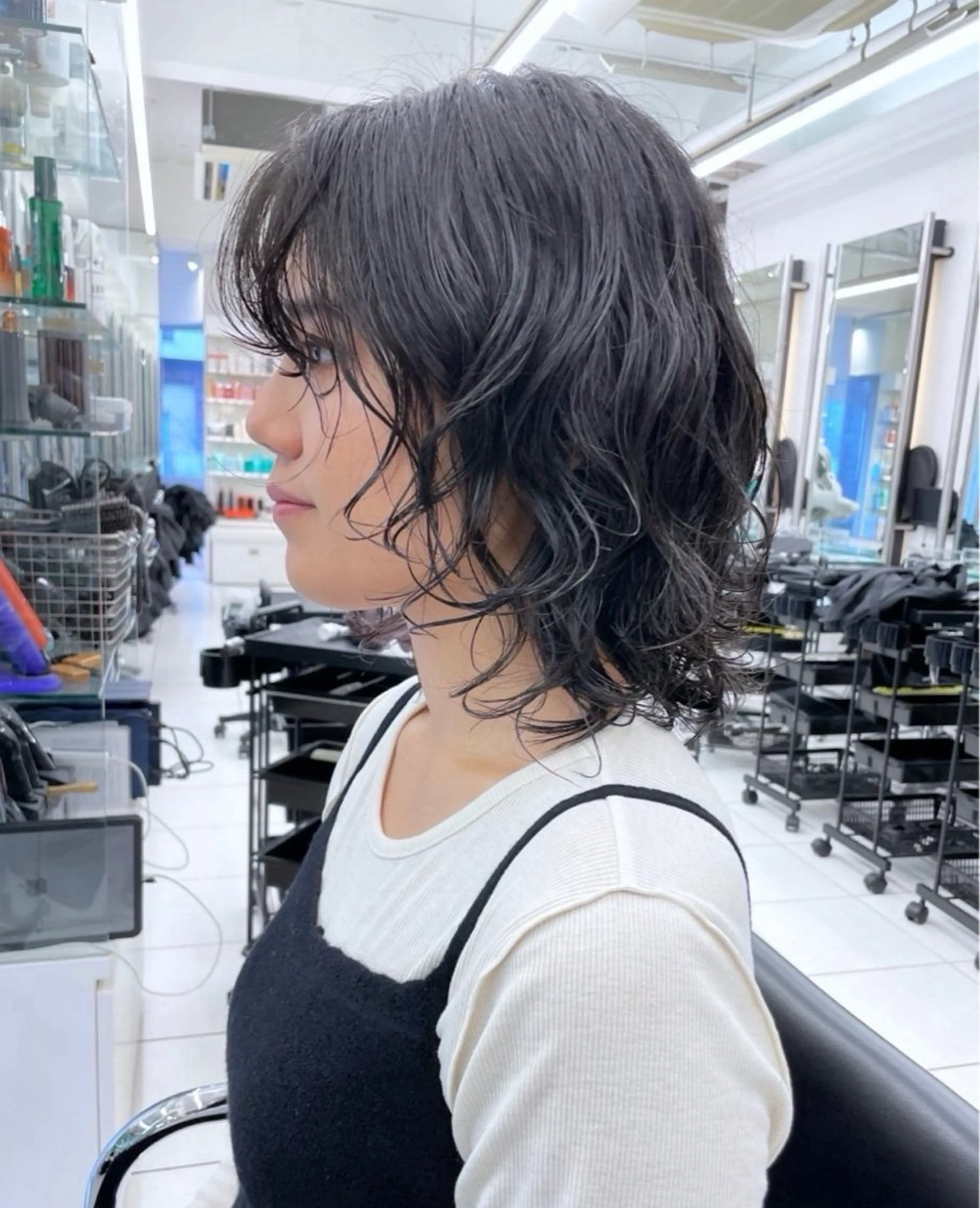 パーマ はにいハイライト カラー募集中のヘアスタイル