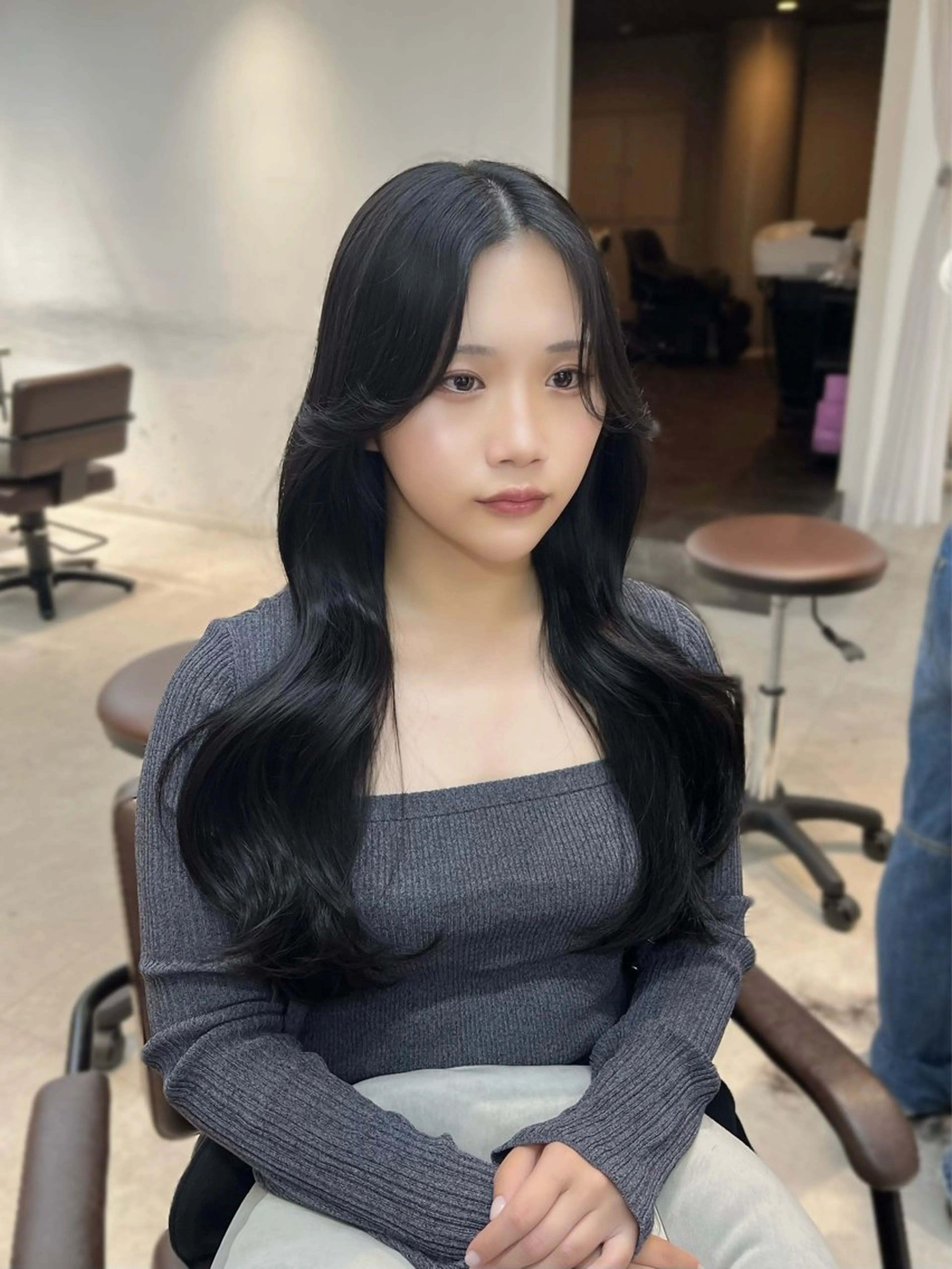 カラー ヘアアレンジ カット ヘアカラー トリートメント 似合わせ顔まわり カット💛森尾真由美のヘアスタイル