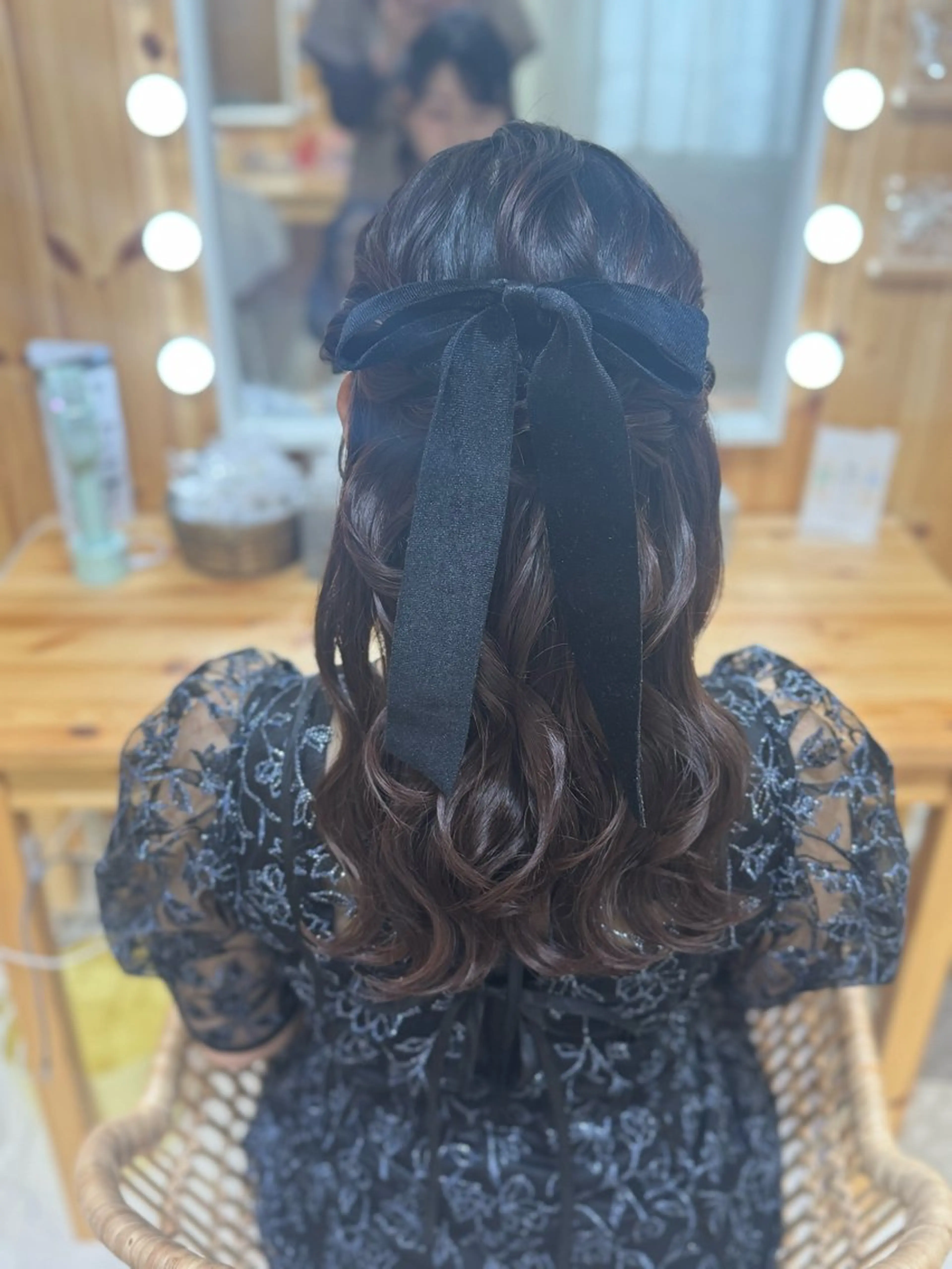 ヘアアレンジ ヘアセット 鷲見 望のヘアスタイル