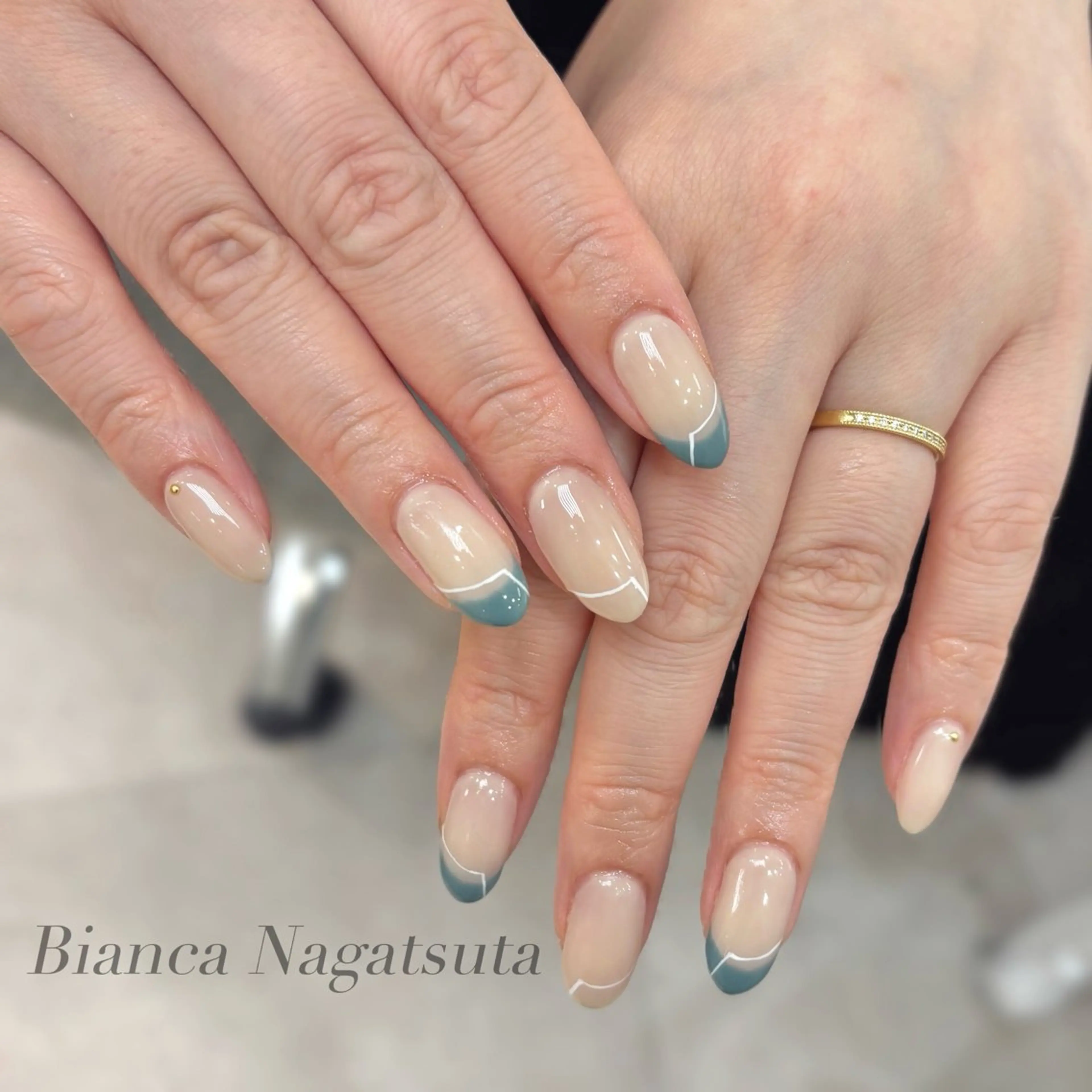 ネイル Bianca長津田 Mukae⋆.✶🖤のネイルデザイン