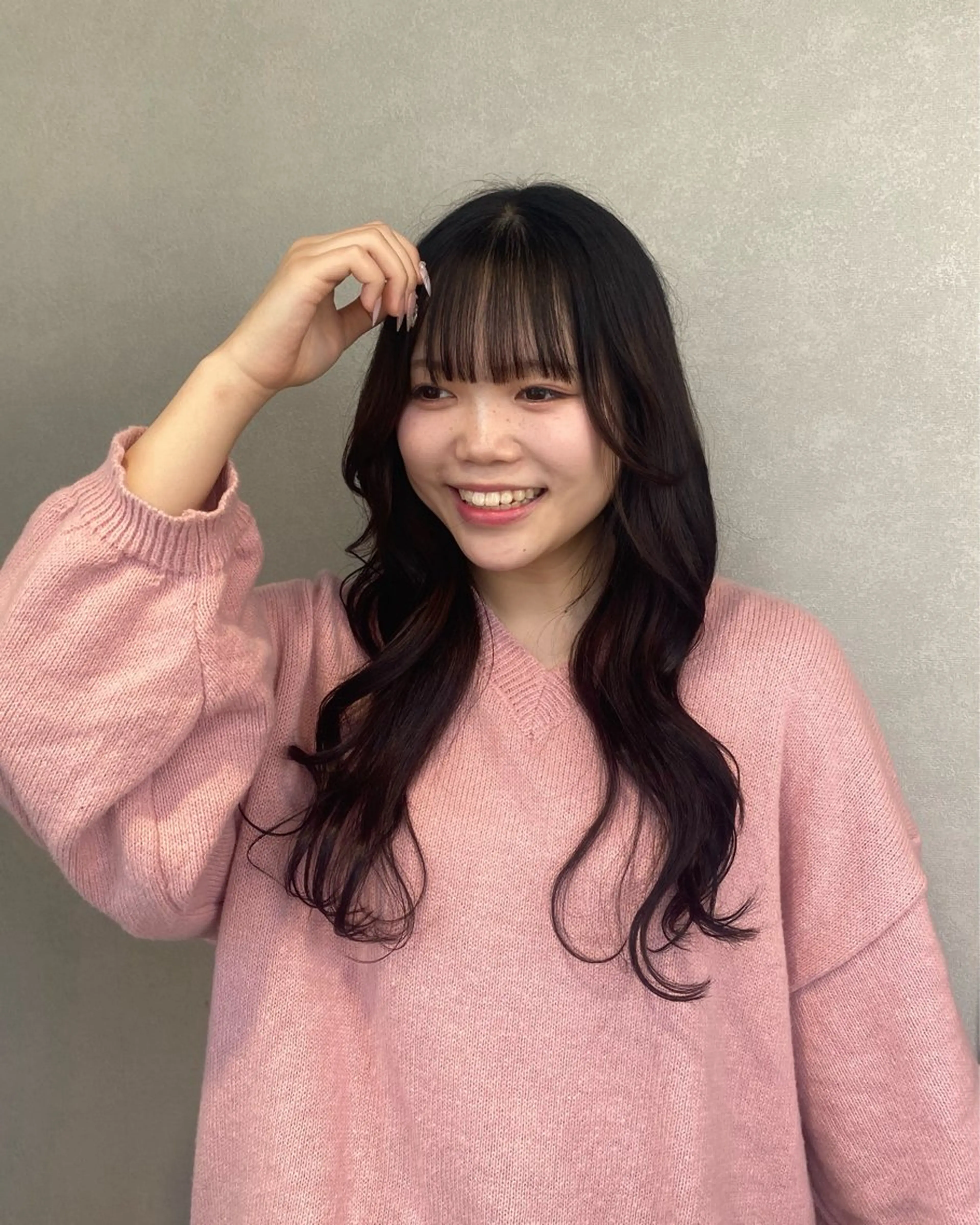 ロング MIREI /韓国風 /大阪美容室のヘアスタイル