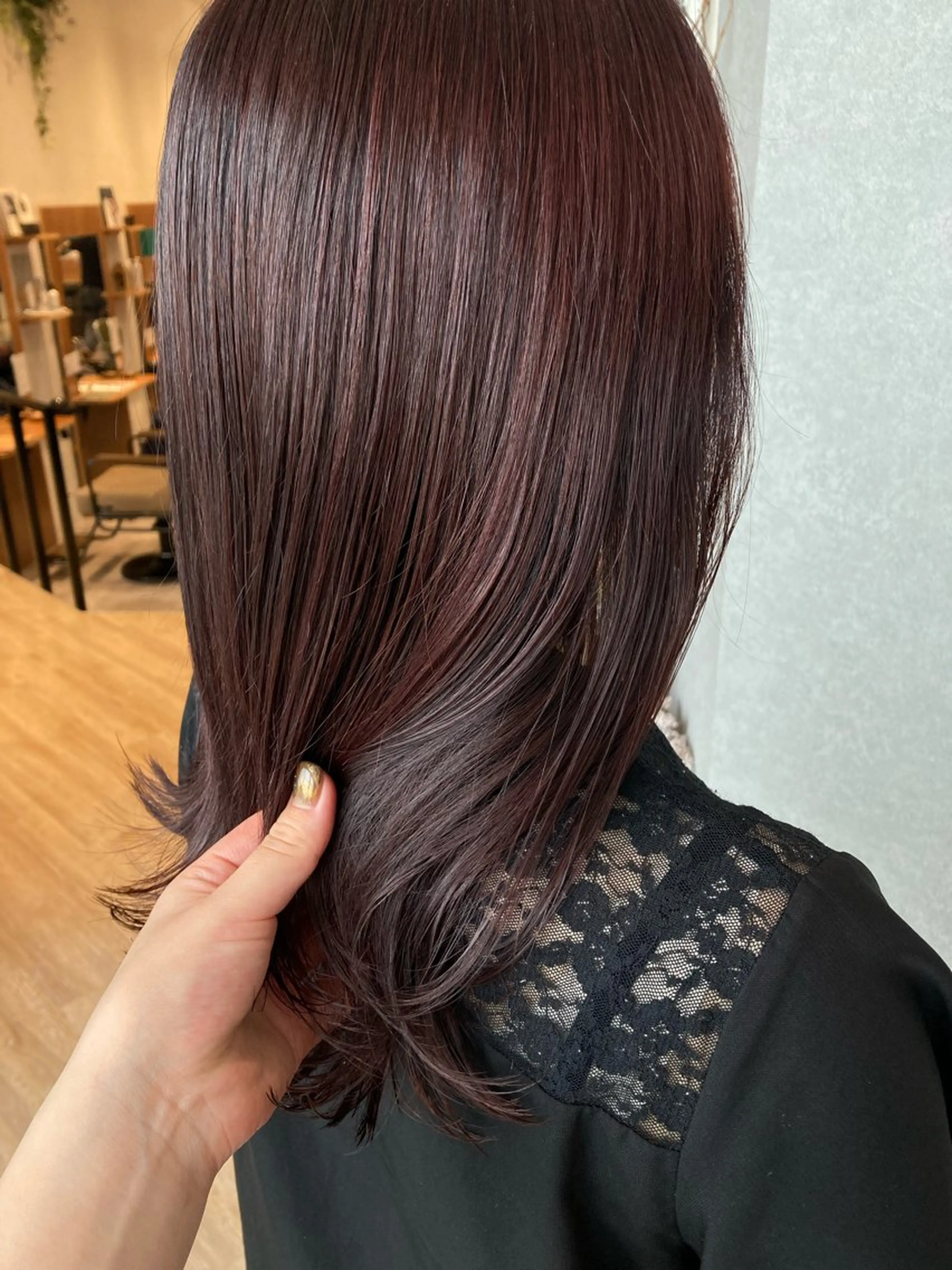 ミディアム カラー 砂川朱音⌇鶴見区横堤 ⌇抜け感ヘア⌇韓国風のヘアスタイル