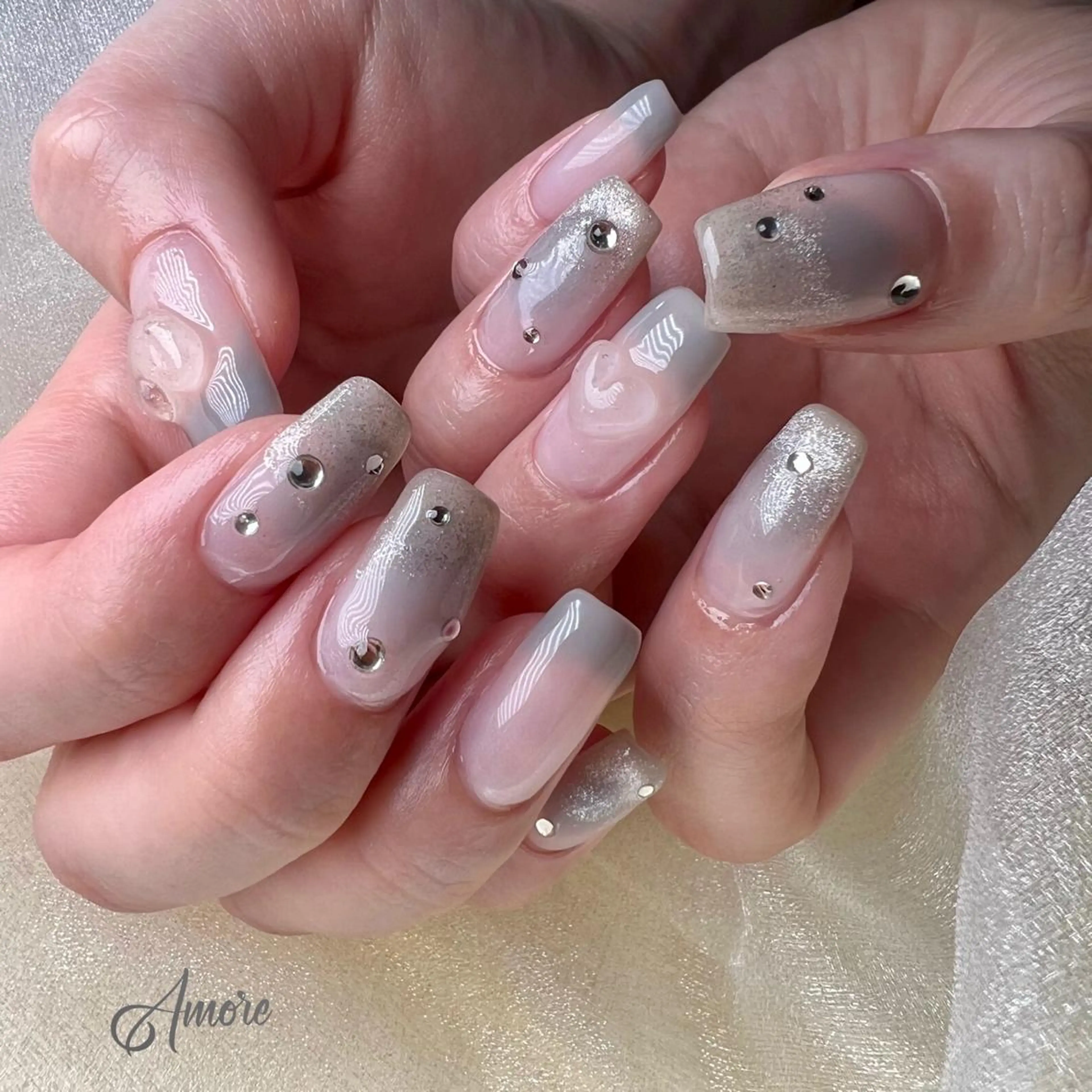 ネイル ジェルネイル 韓国ネイル パラジェル 夏ネイル You kyehwaのネイルデザイン