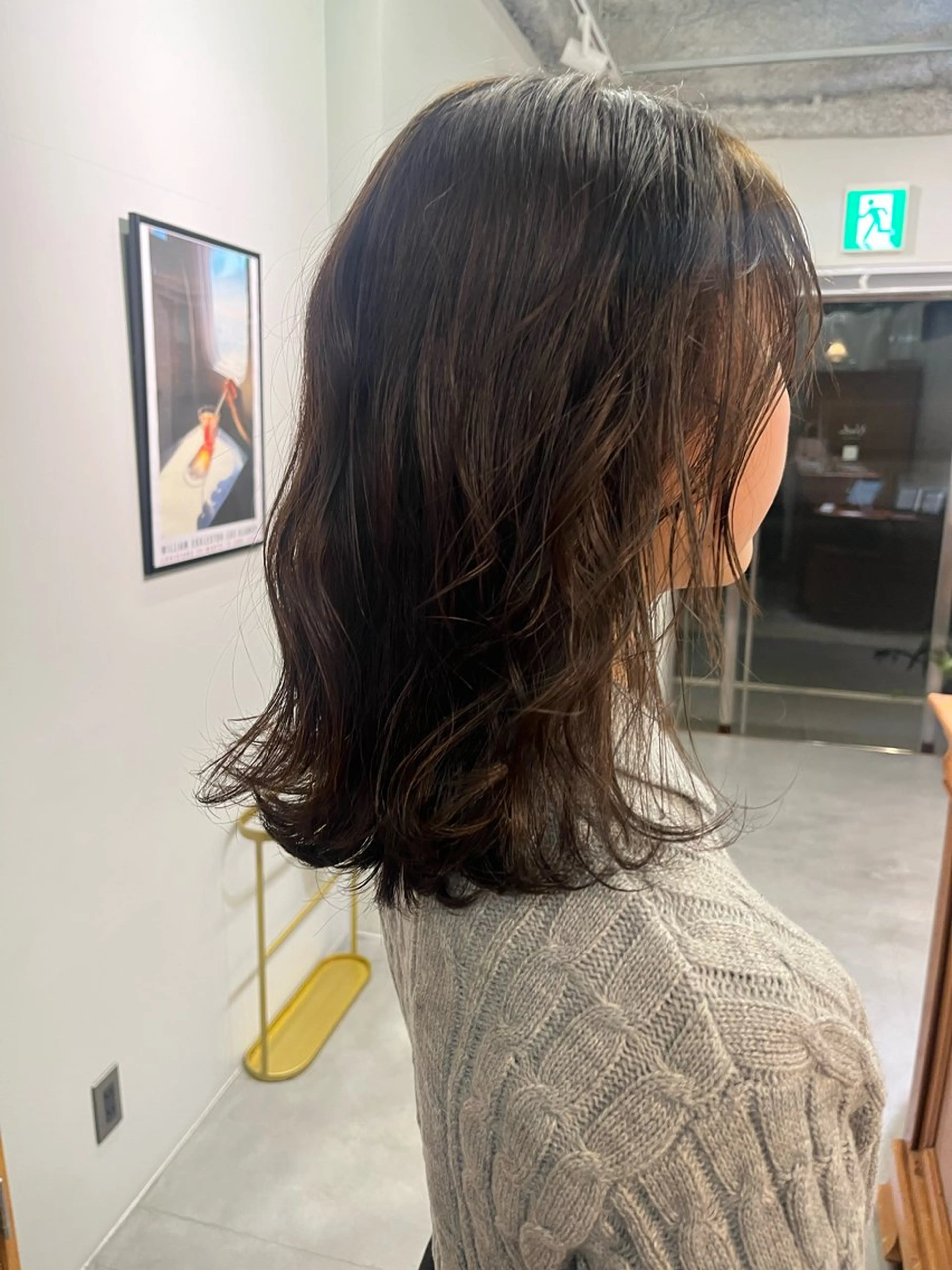 ミディアム 安藤 琢真のヘアスタイル