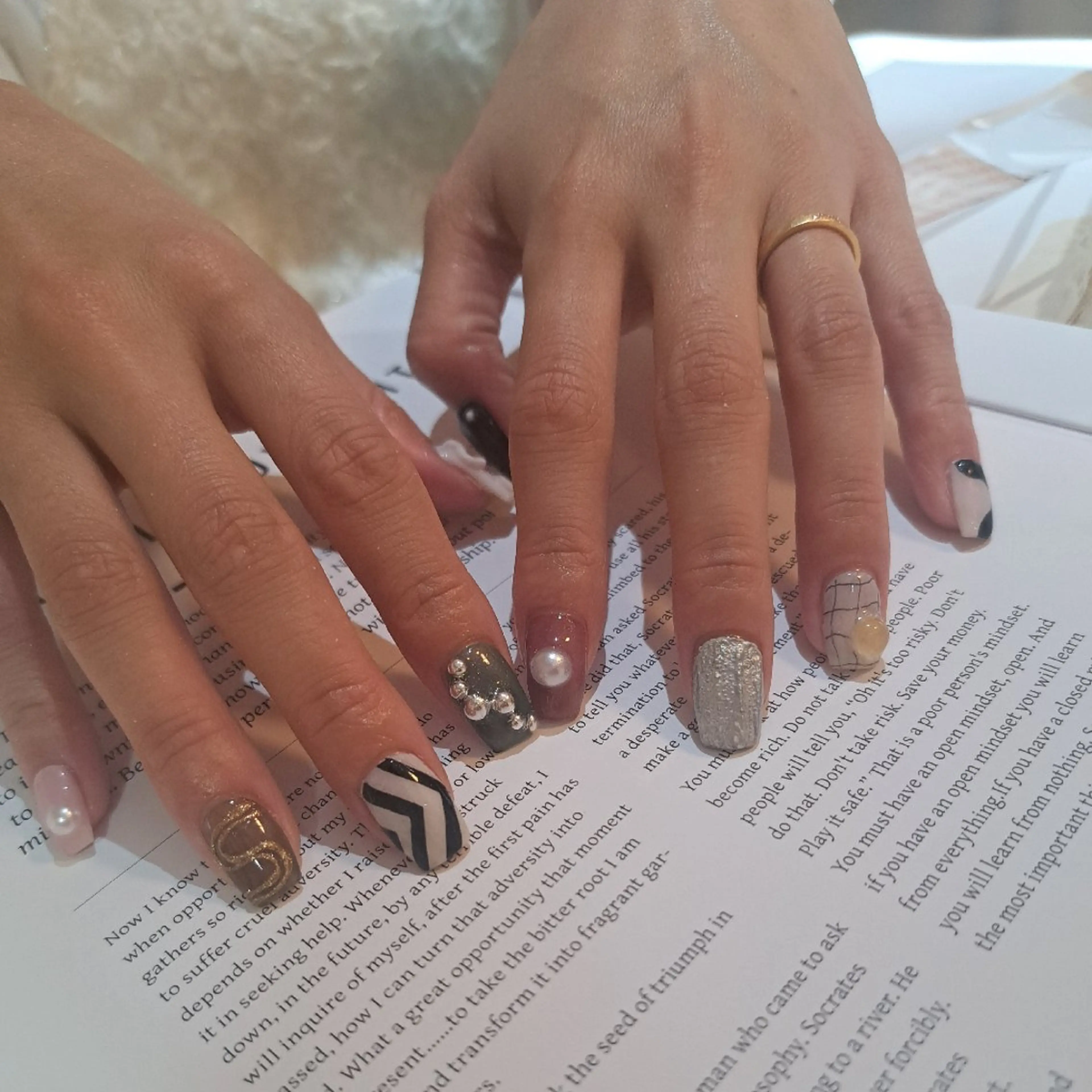 ネイル アートネイル ジェルネイル 持ち込み ぷっくりネイル ハンドネイル Nail mood /アートし放題のネイルデザイン