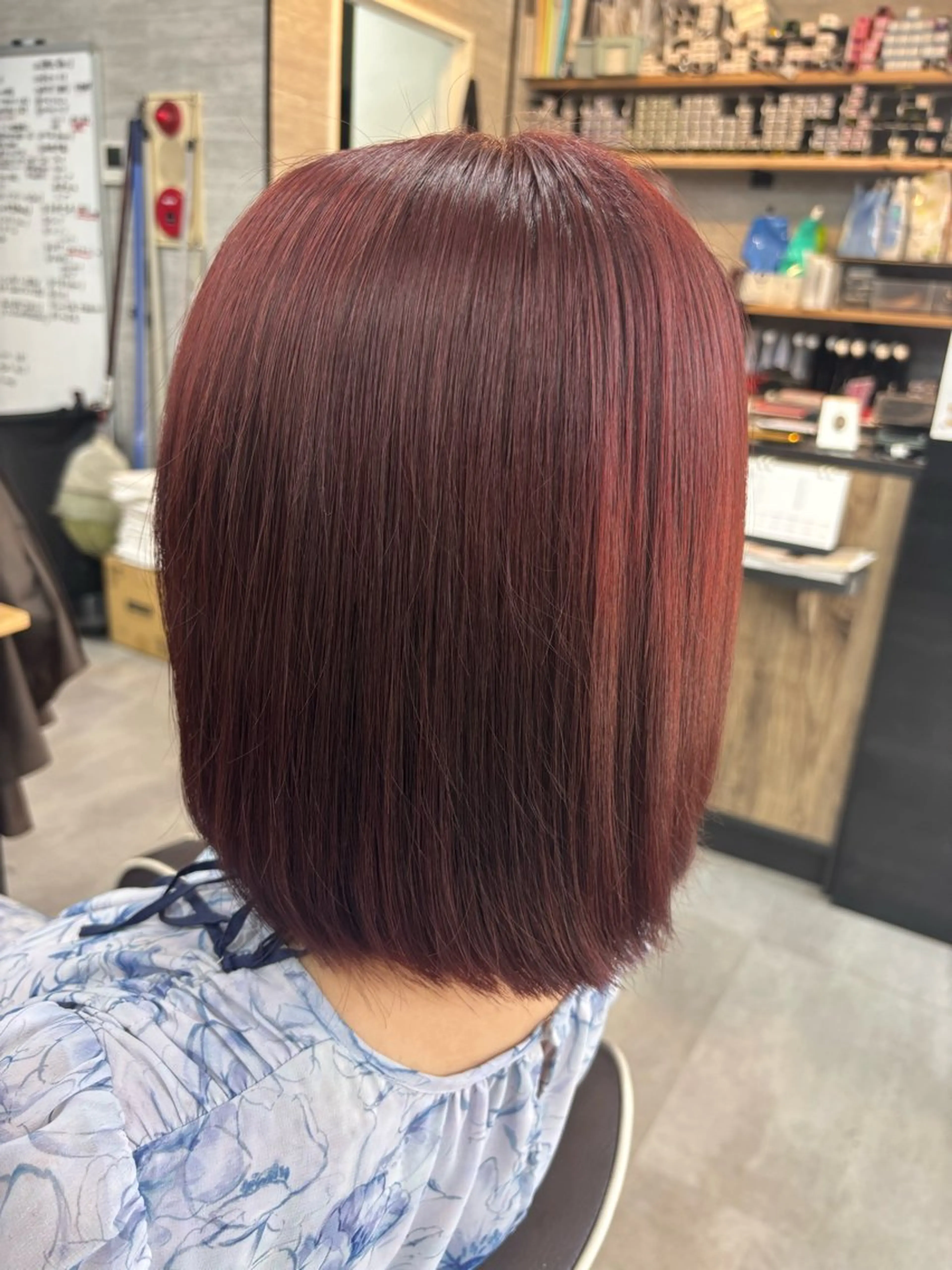 カラー 澤村 美優のヘアスタイル