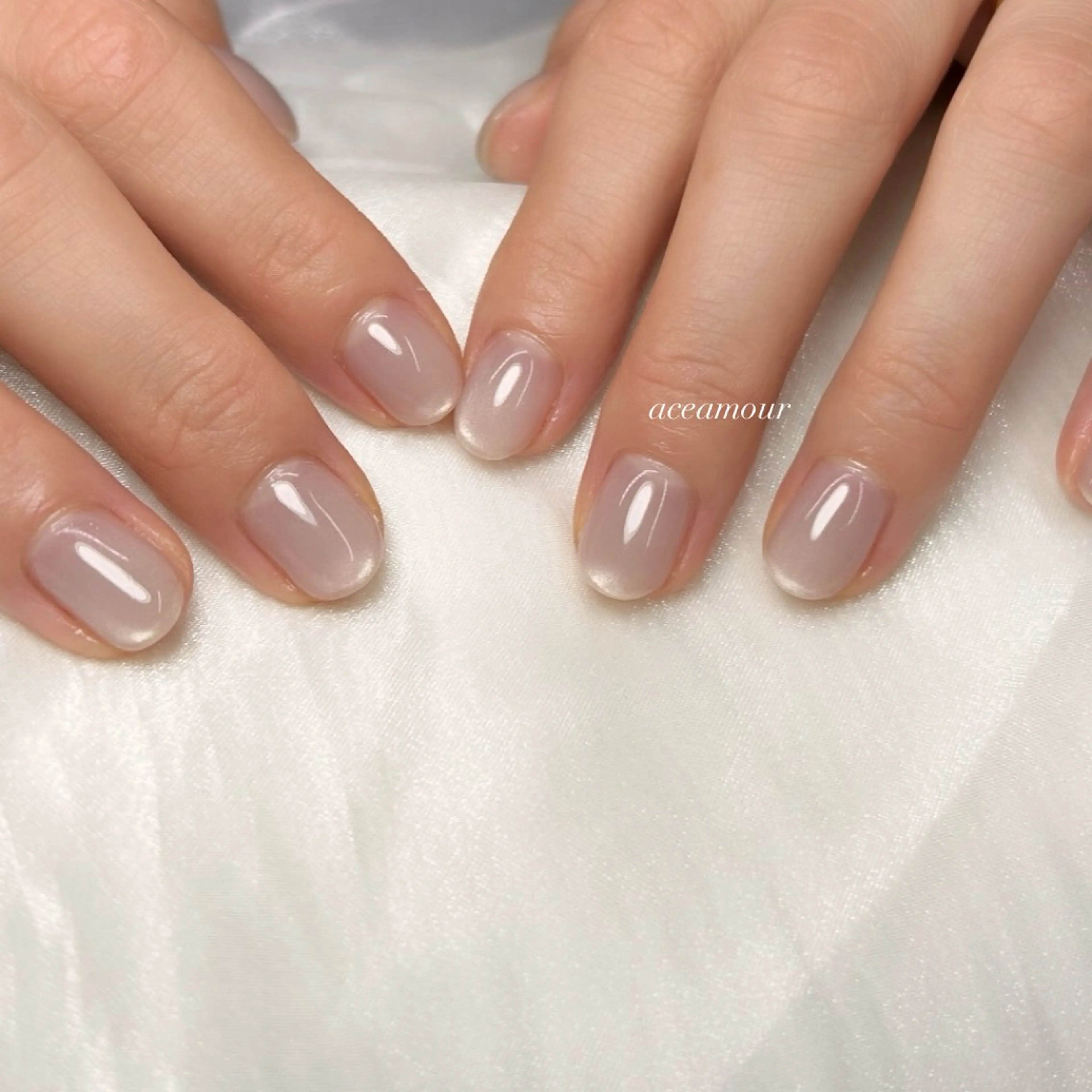 ネイル ハンドネイル ネイル/耳つぼ /新ホワイトニングのネイルデザイン