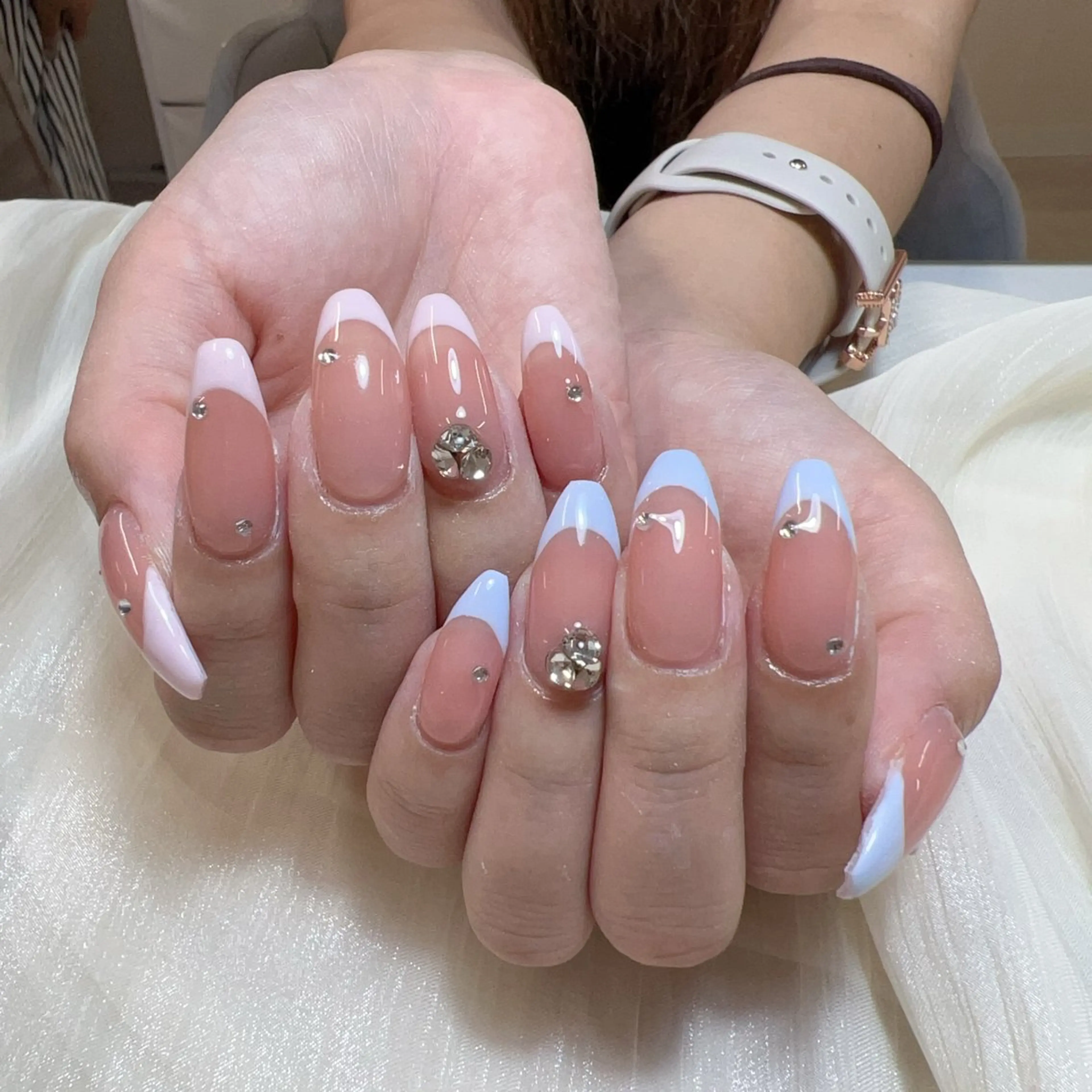 ネイル ハンドネイル 🎀 Lemode ワンホンネイル🎀のネイルデザイン