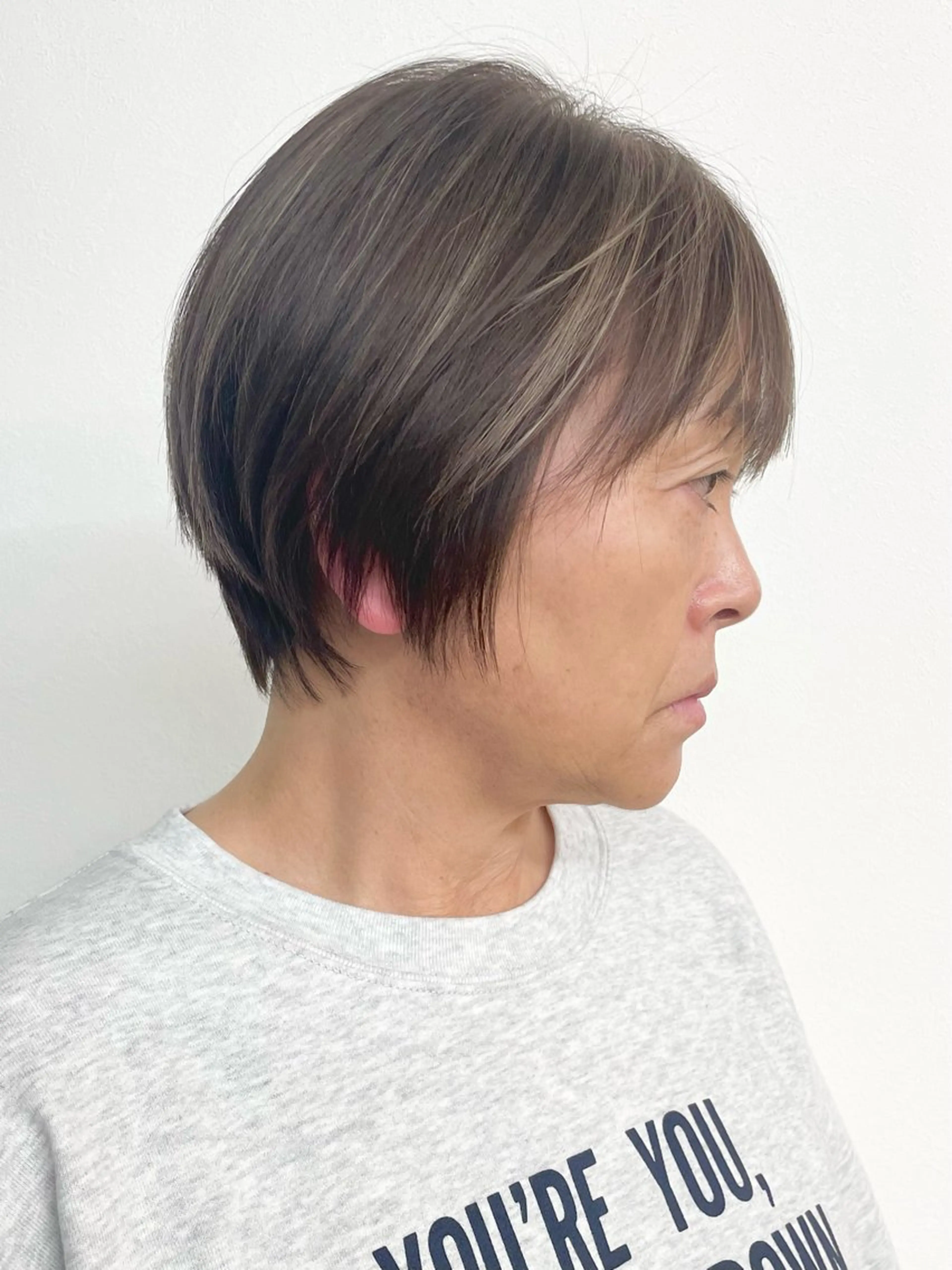 ショート くびれヘア ショートヘア カット ヘッドスパ 松田 /骨格矯正カットのヘアスタイル