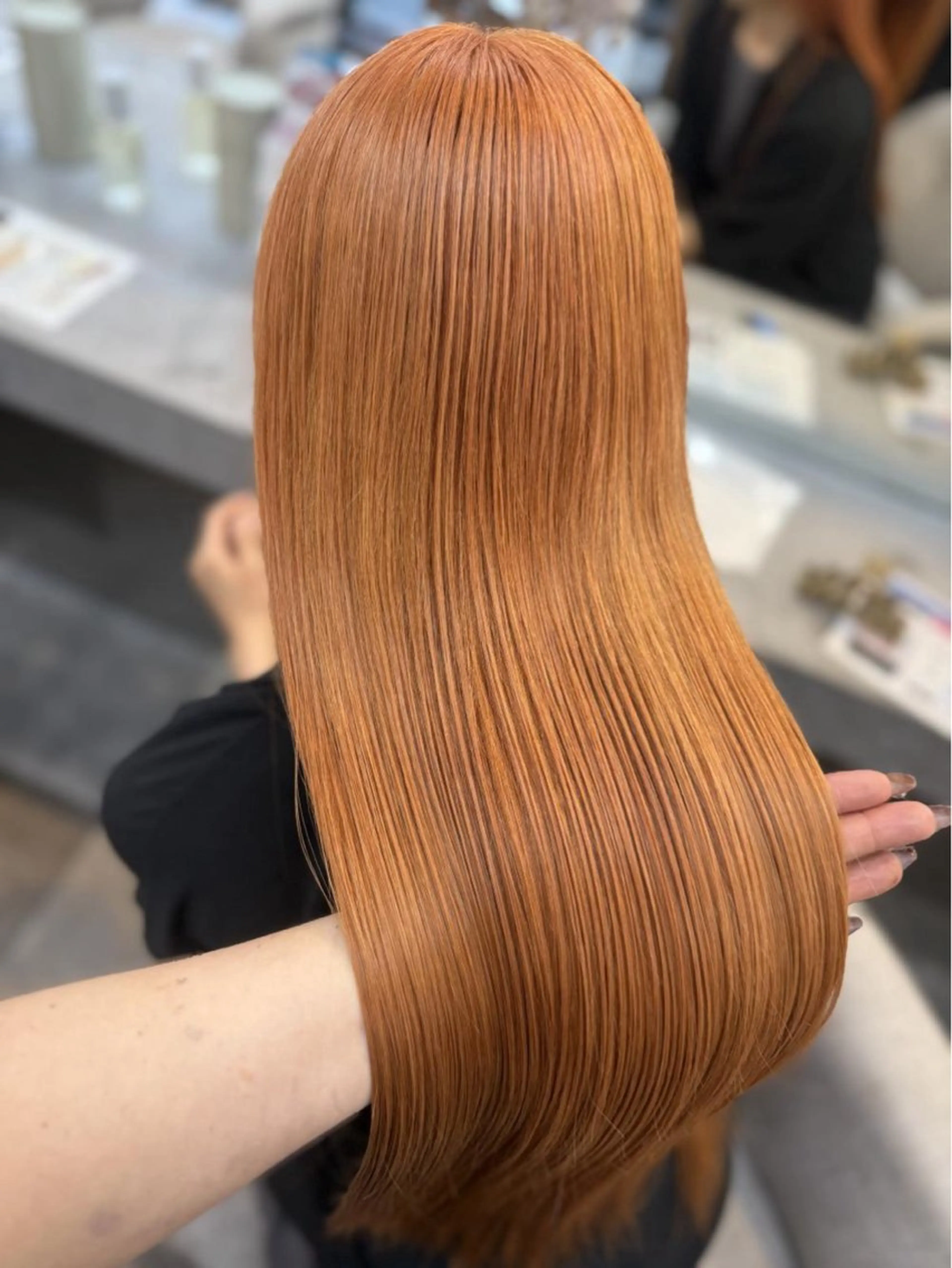 ロング カラー Maho ブリーチモデル募集中のヘアスタイル