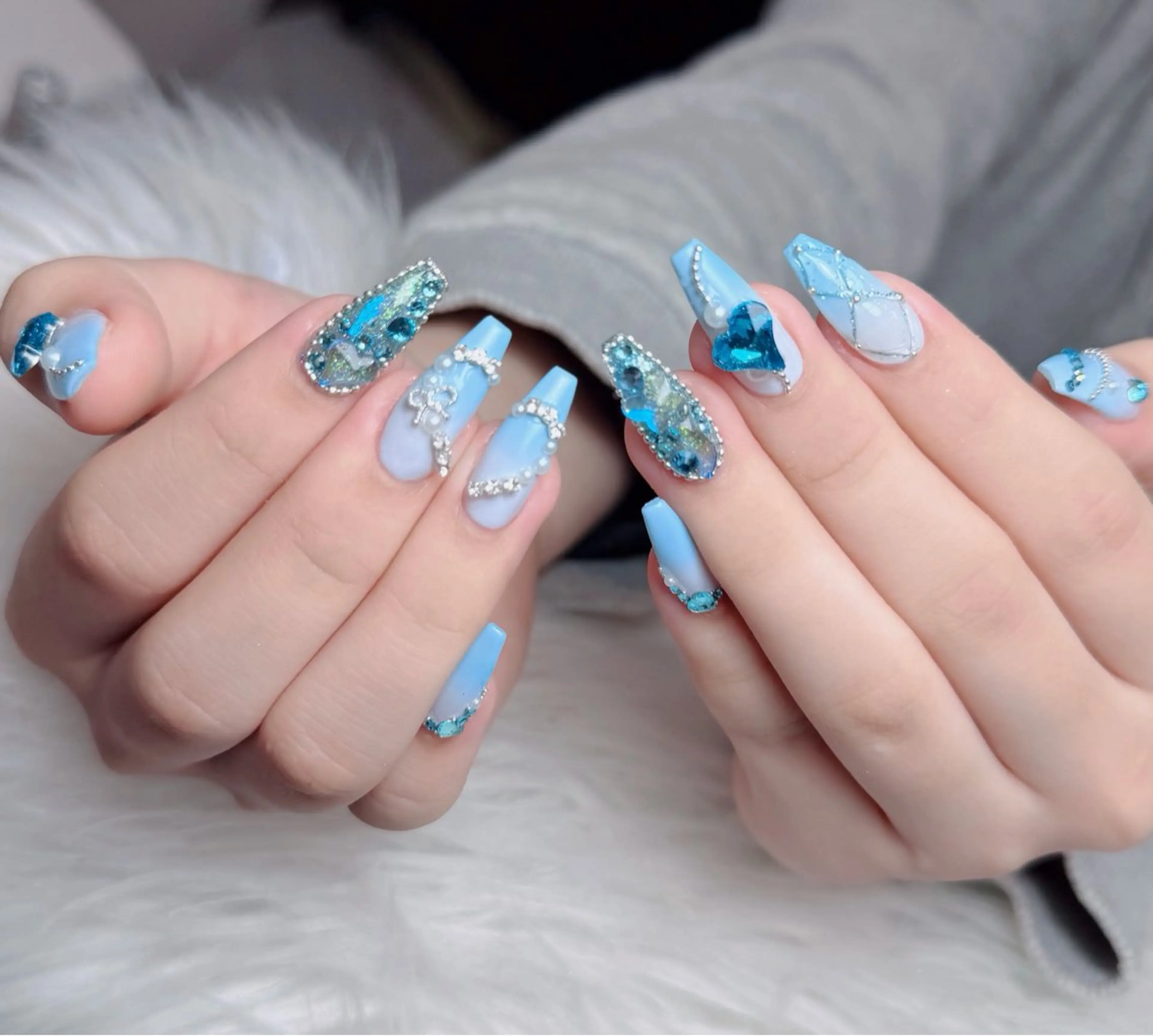ネイル アートネイル フレンチネイル ジェルネイル 韓国ネイル マグネットネイル ハンドネイル Lenie Nail Okuboのネイルデザイン