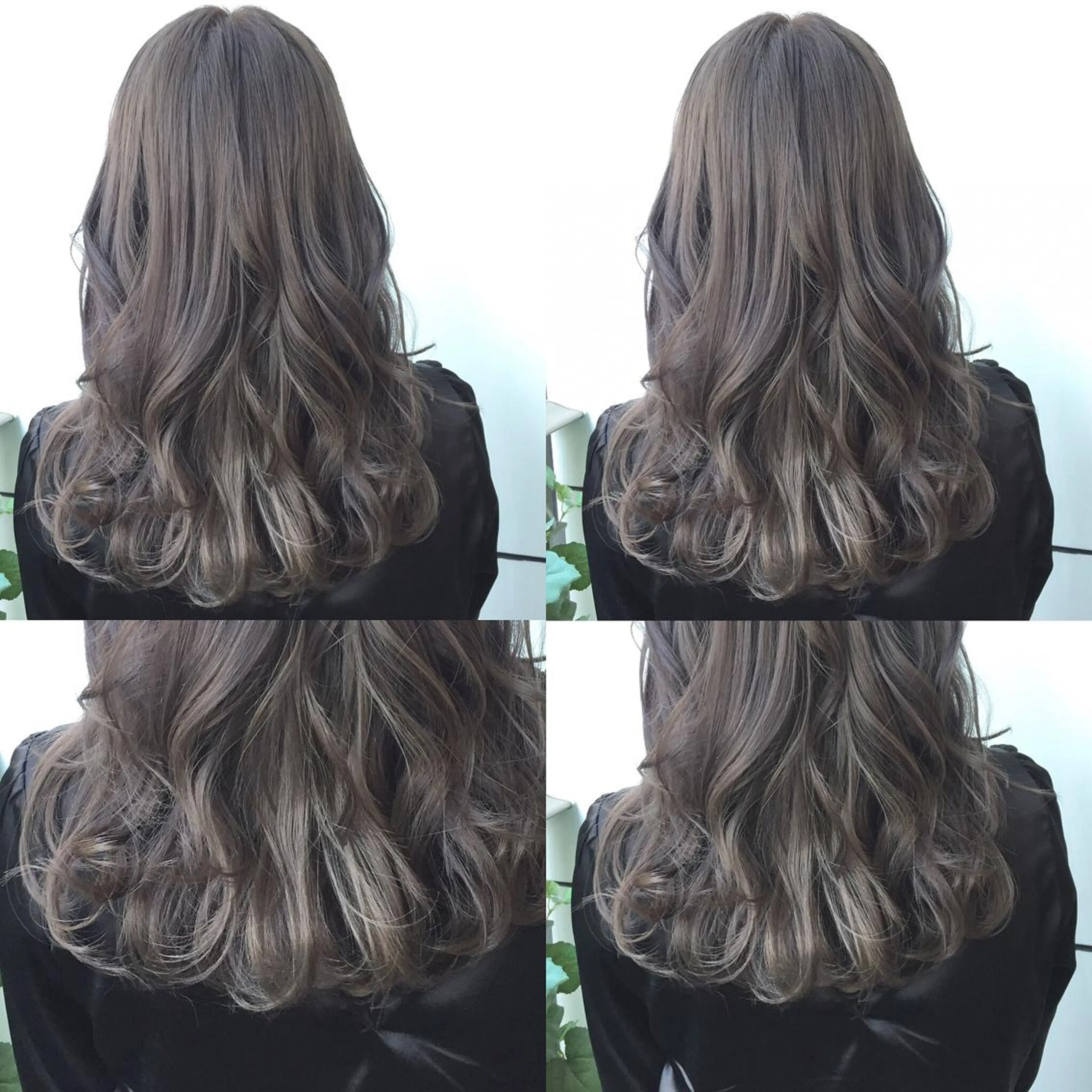 ロング カラー ブリーチ グレージュ シルバー シルバーグレージュ Salon de MiLK所属・露木 啓介のヘアスタイル