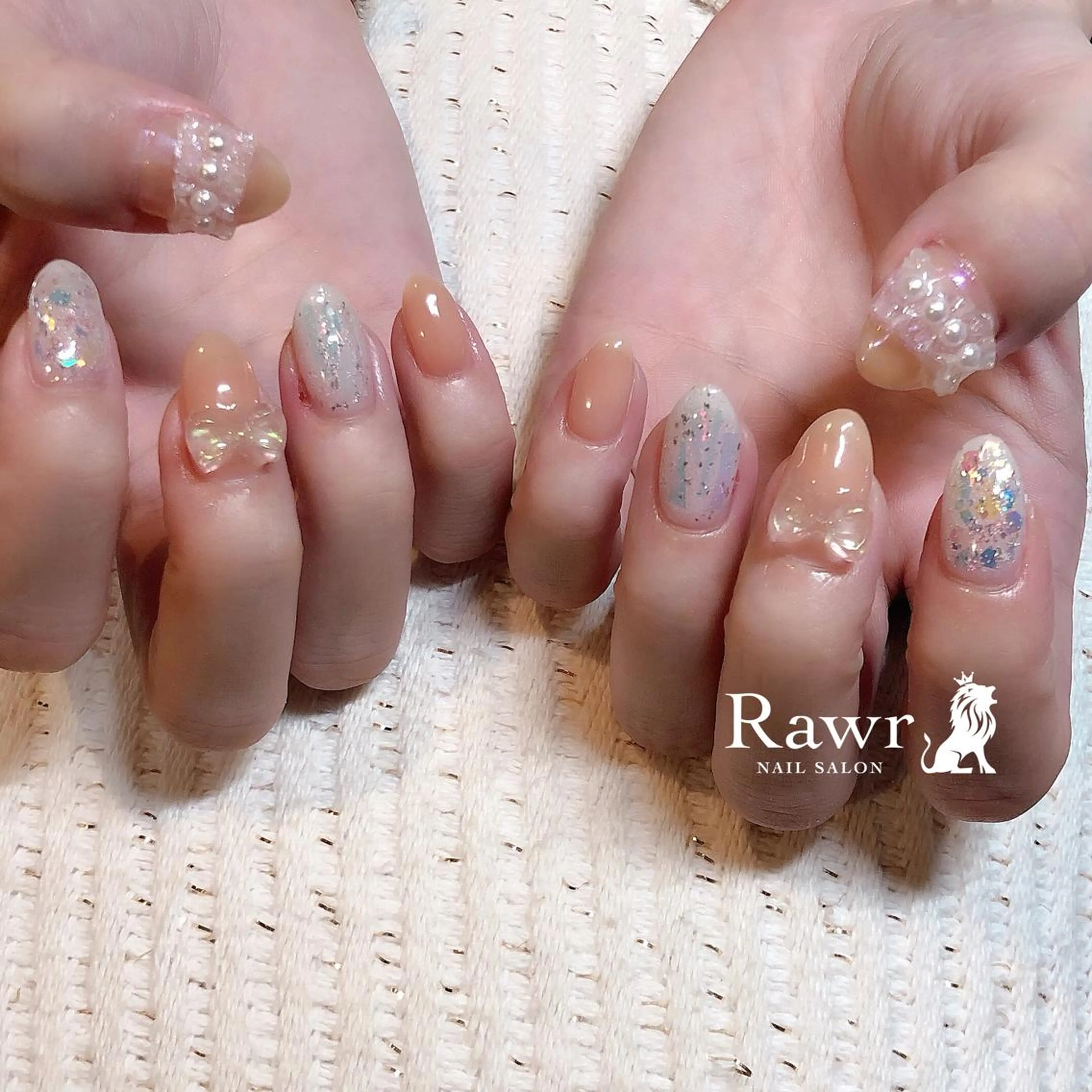 ネイル ハンドネイル Rawr / saoriのネイルデザイン