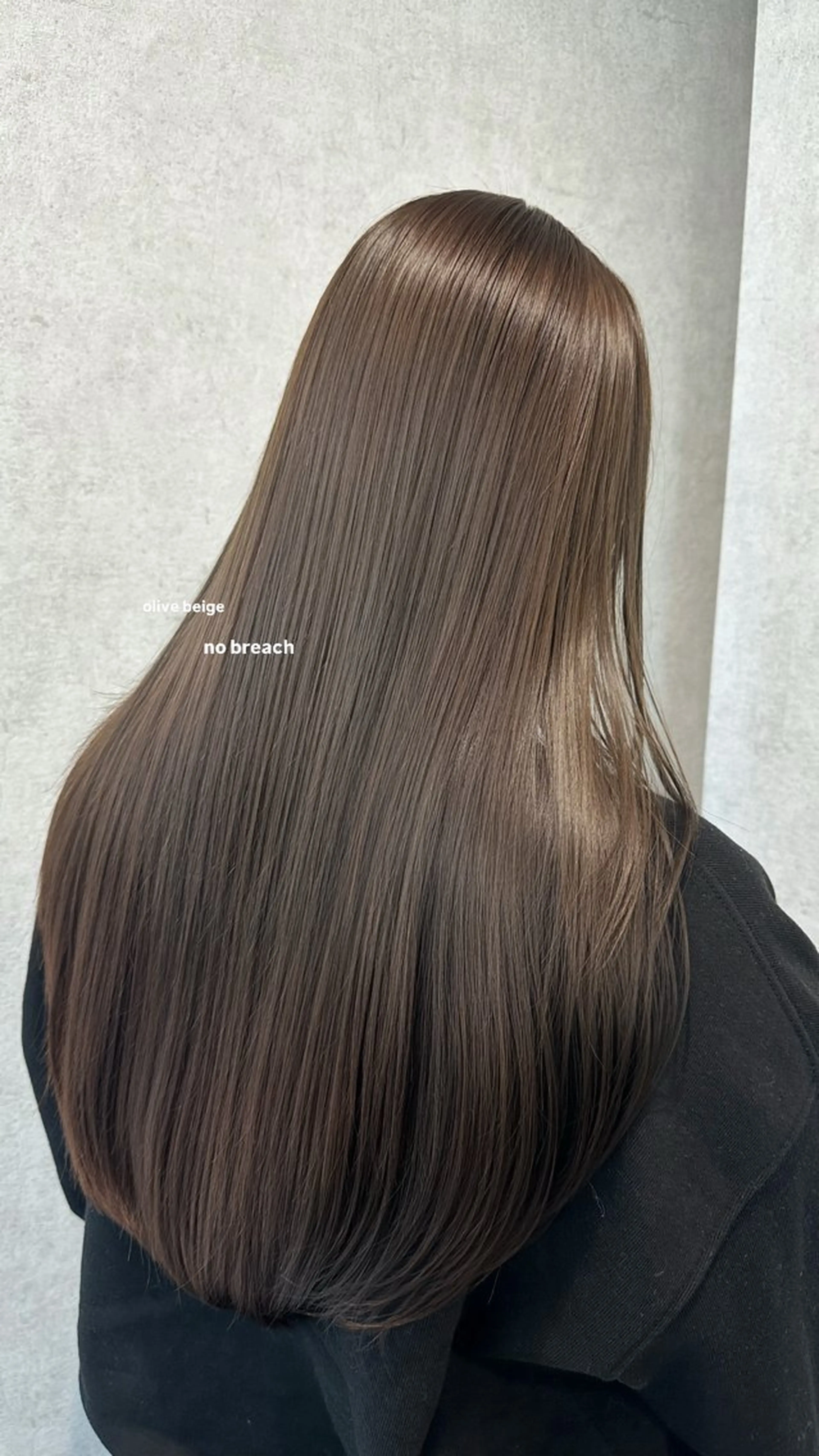 ロング カラー カット ヘアカラー トリートメント v-lab studio所属・韓国レイヤーカット/ 艶カラー/ noaのヘアスタイル