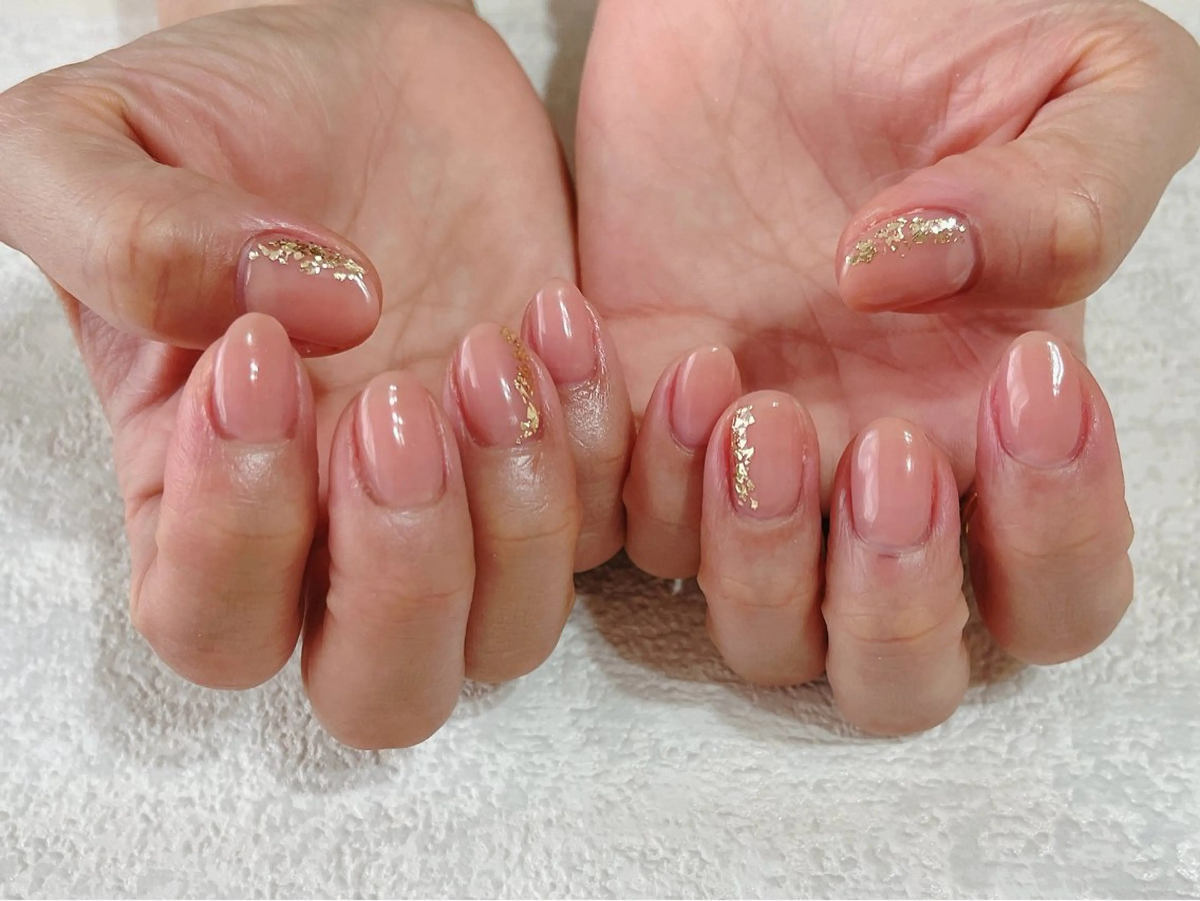 ネイル ジェルネイル 韓国ネイル パラジェル シンプルネイル 春ネイル kikinail 溝の口のネイルデザイン