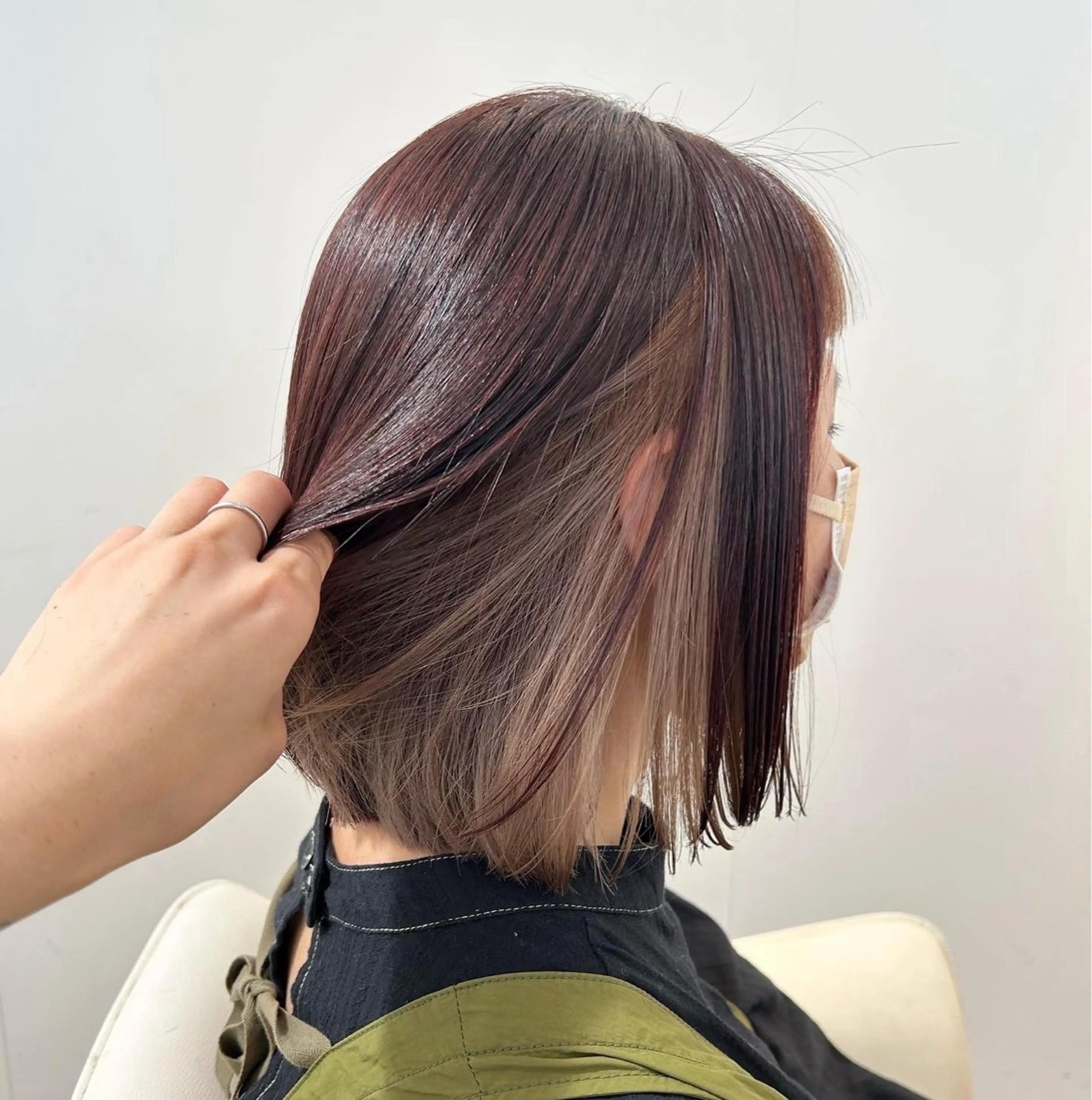 ミディアム カラー インナーカラー レイフィールド観光通り店所属・Ryo ⭐︎のヘアスタイル