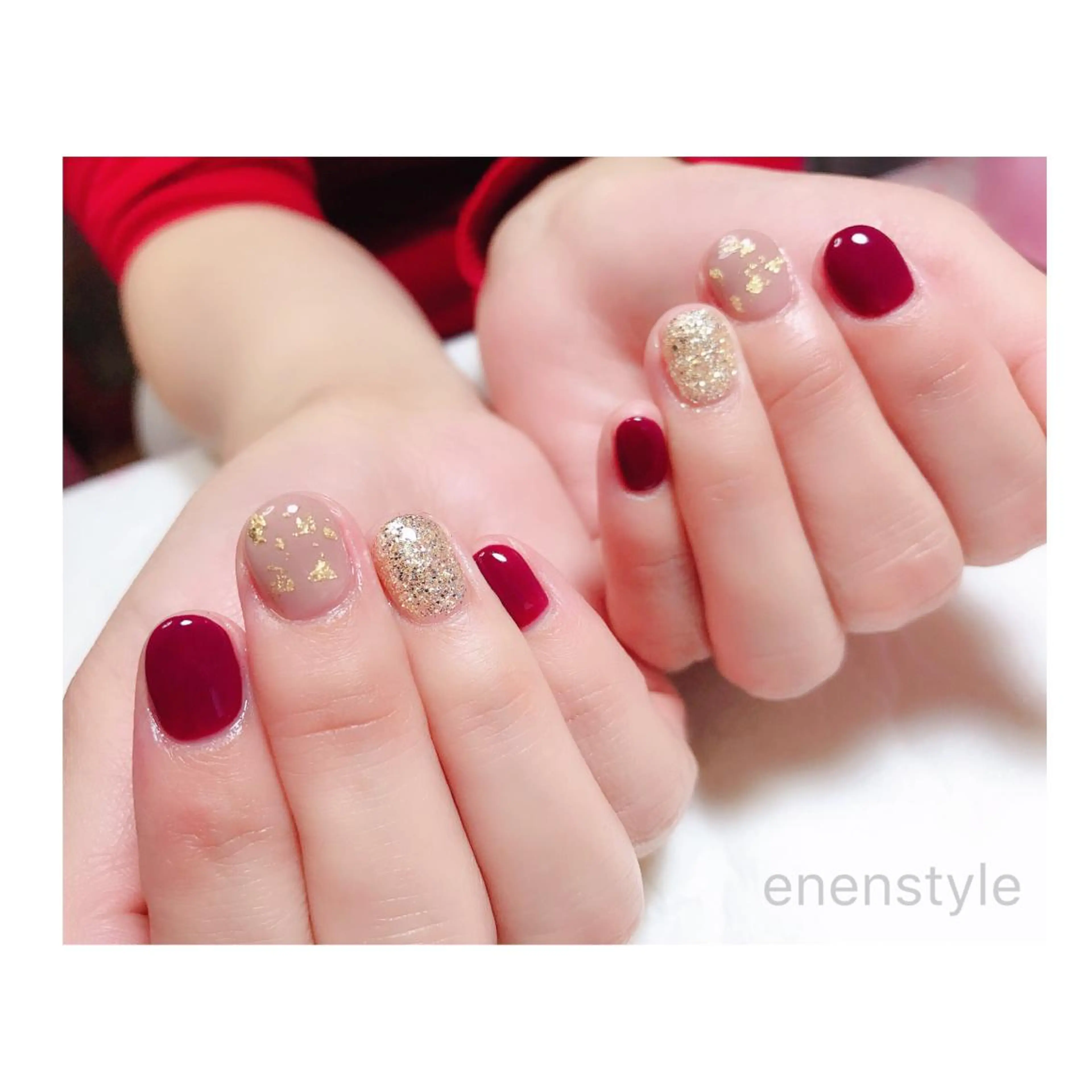 ショート ネイル ジェルネイル ニュアンスネイル オフィスネイル シンプルネイル 👑enen style👑のネイルデザイン