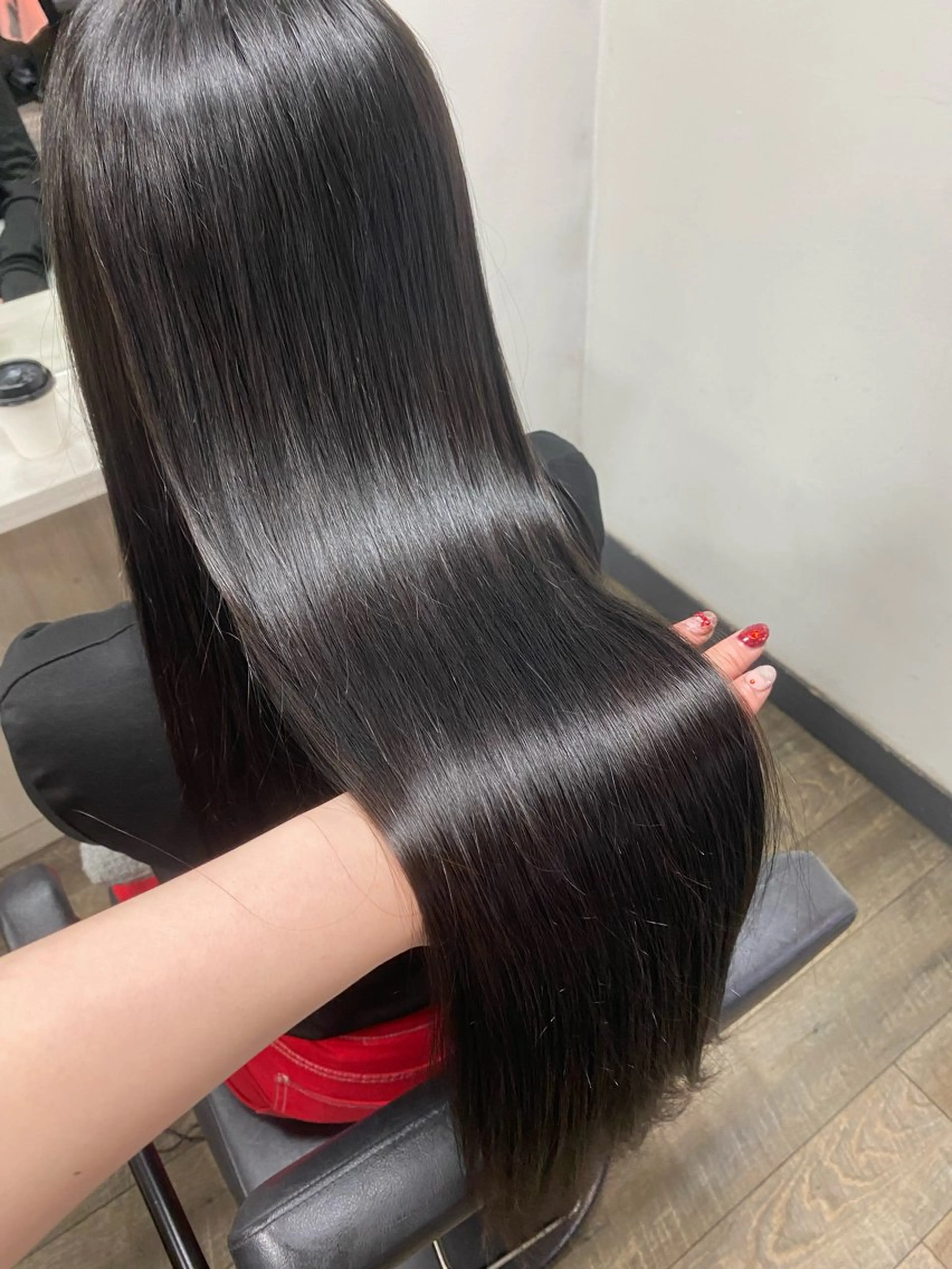 ロング カラー 透明感カラー カット ヘアカラー MIREI /韓国風 ショート/大阪美容室のヘアスタイル