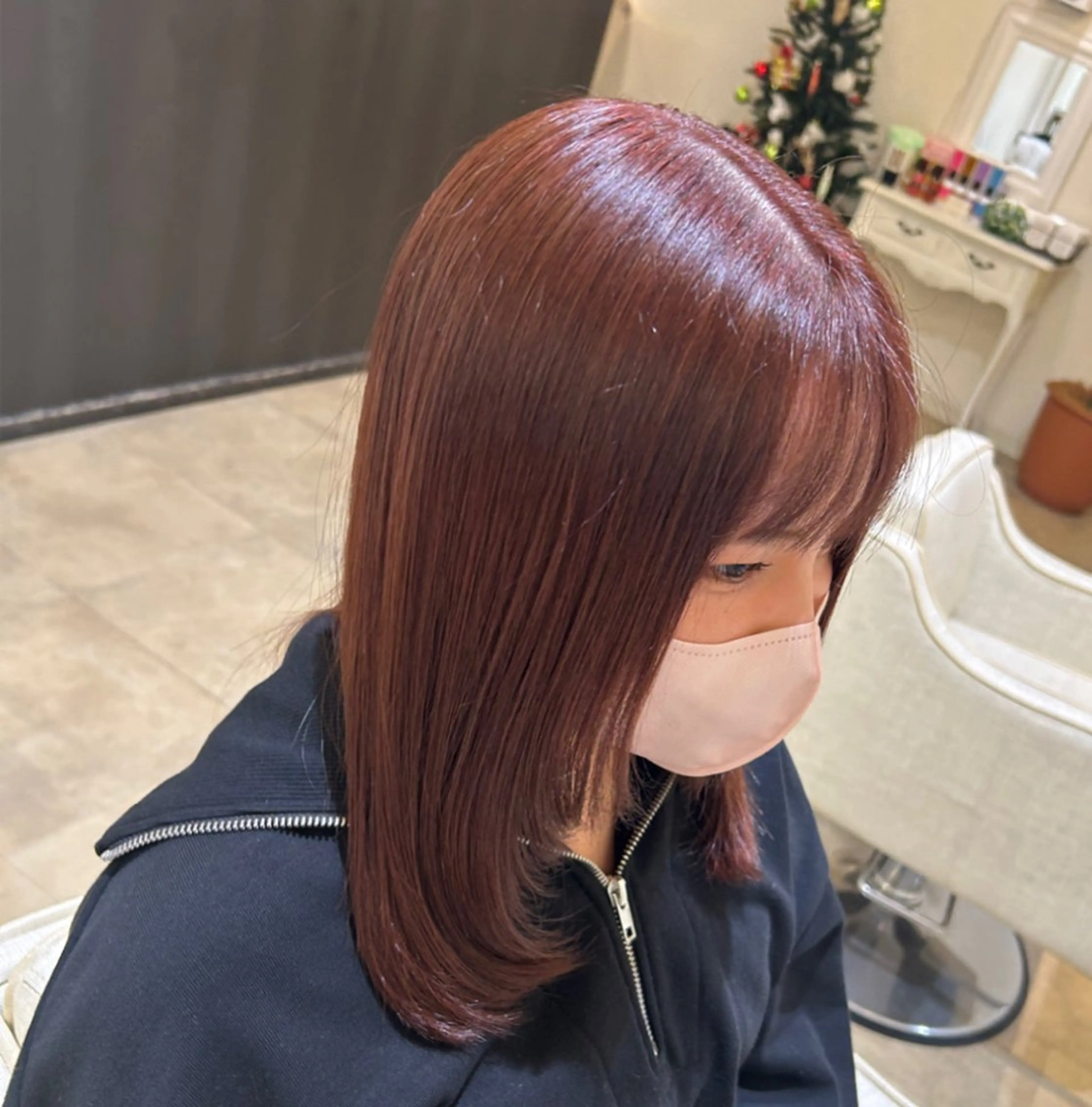 ミディアム カラー SENA Rimのヘアスタイル